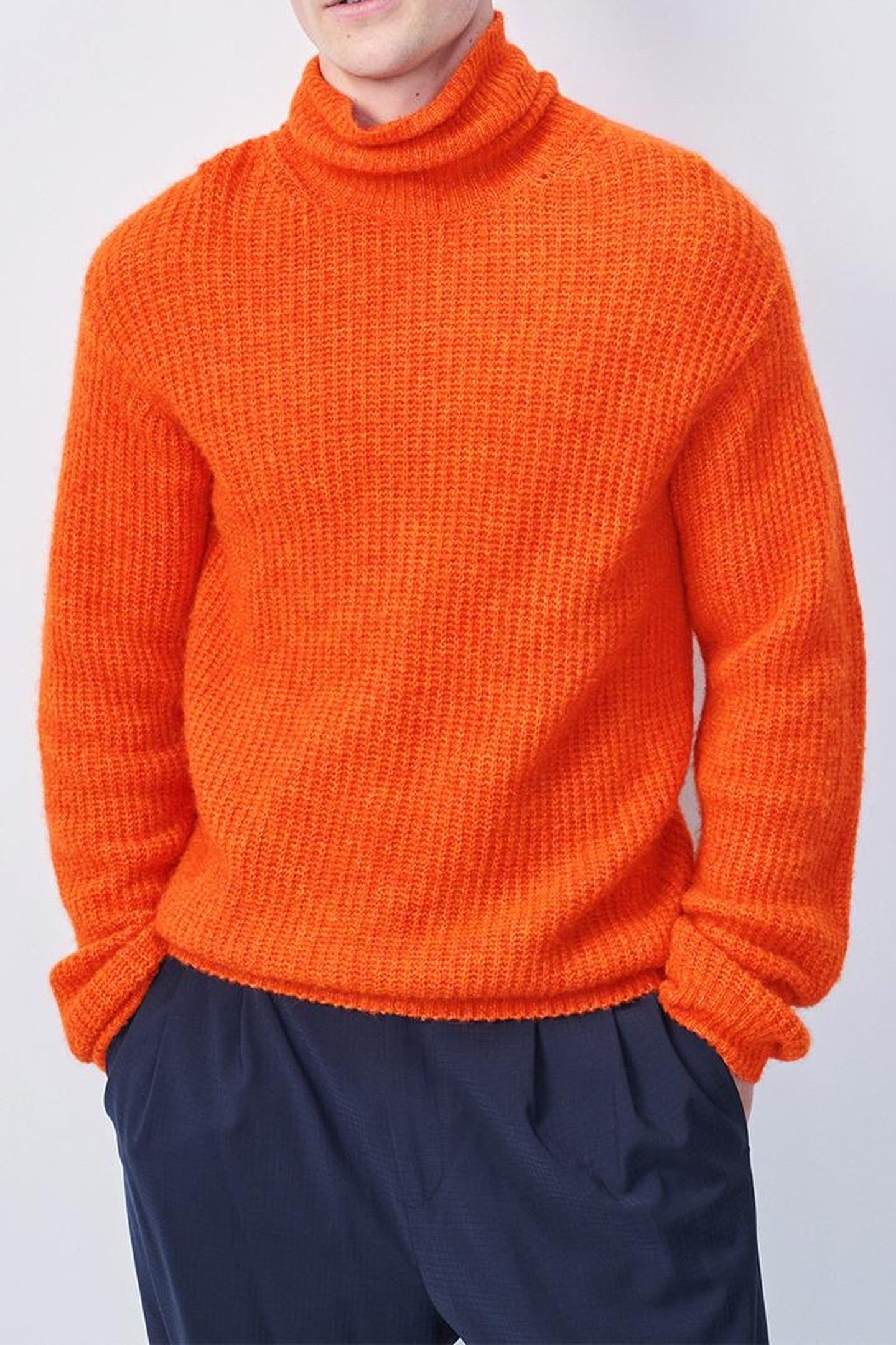 EAST KNIT SWEATER ORANGE CHINE 4