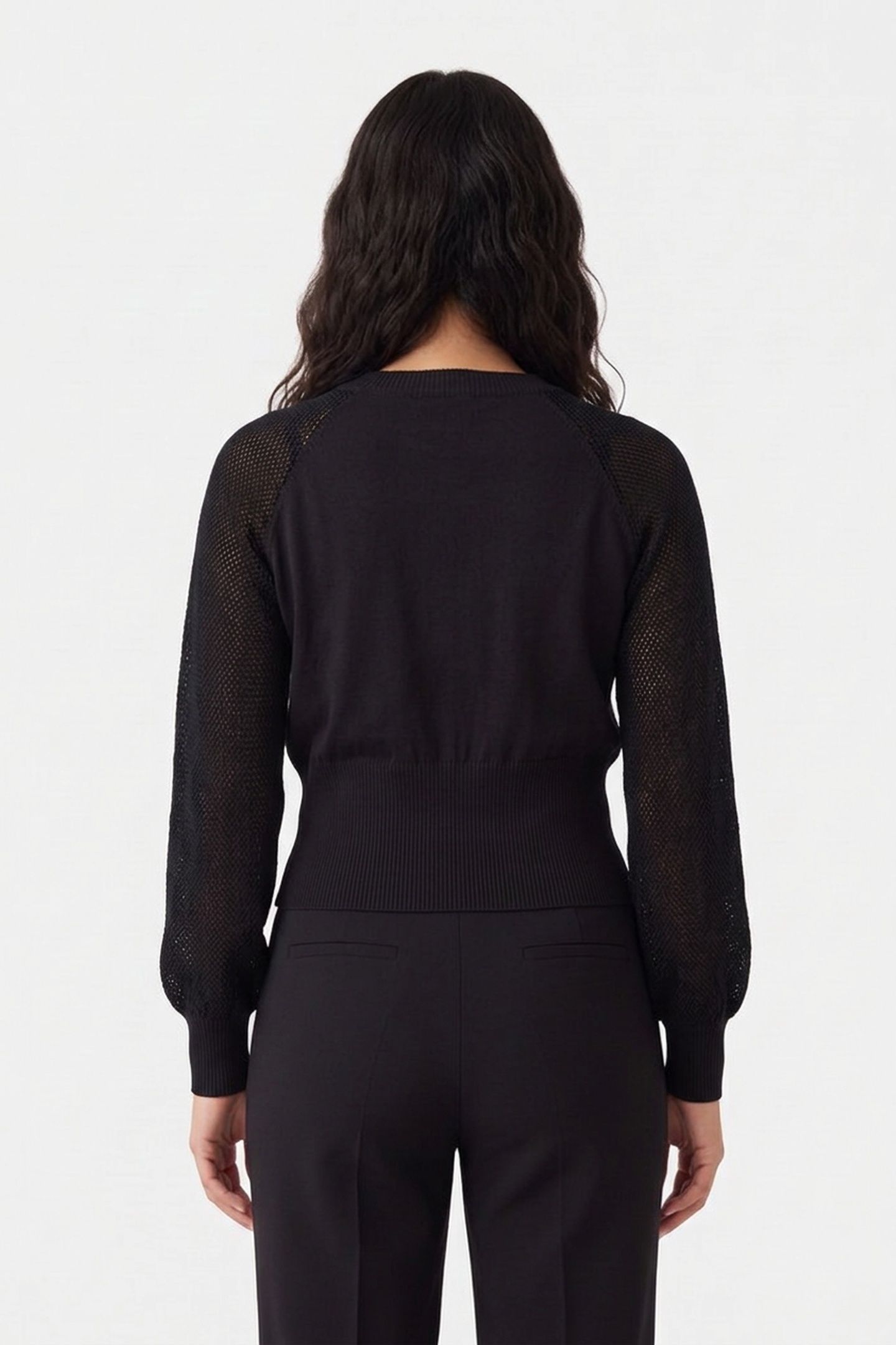 KNITTED JACKET BLACK 2