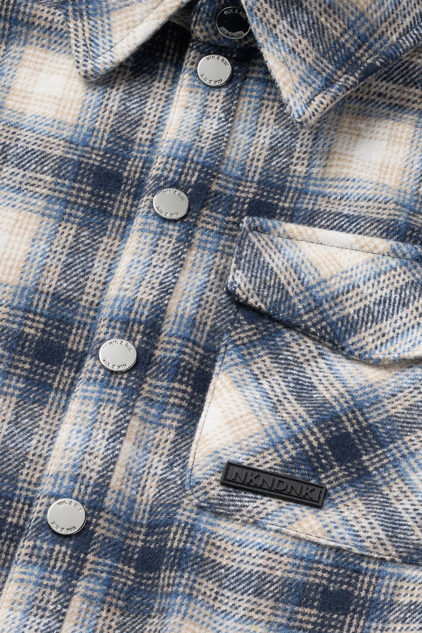 SQUARED OVERSHIRT BLUE DESTROY 3