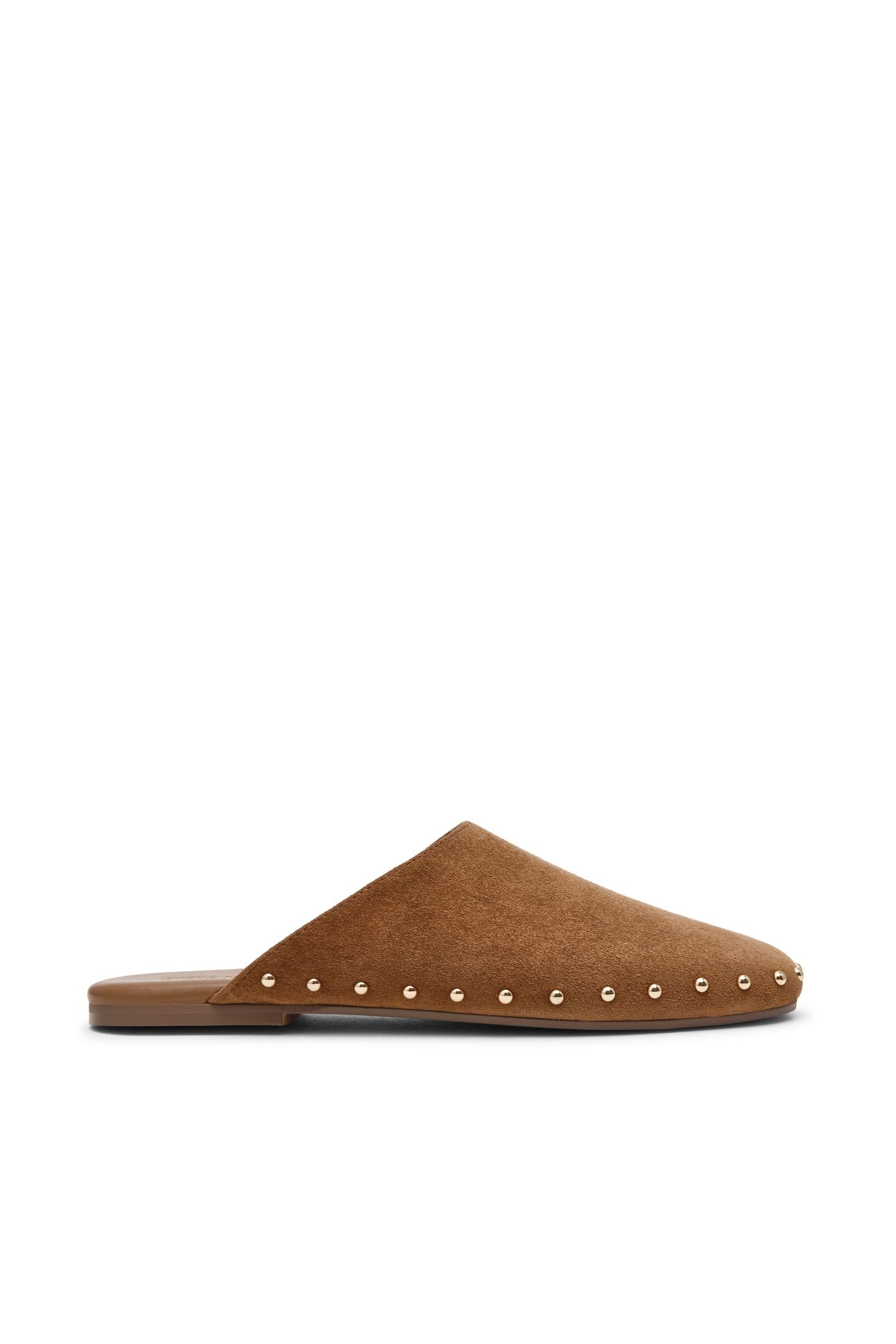PEARSON FLAT SHOES CHESTNUT SUEDE 1