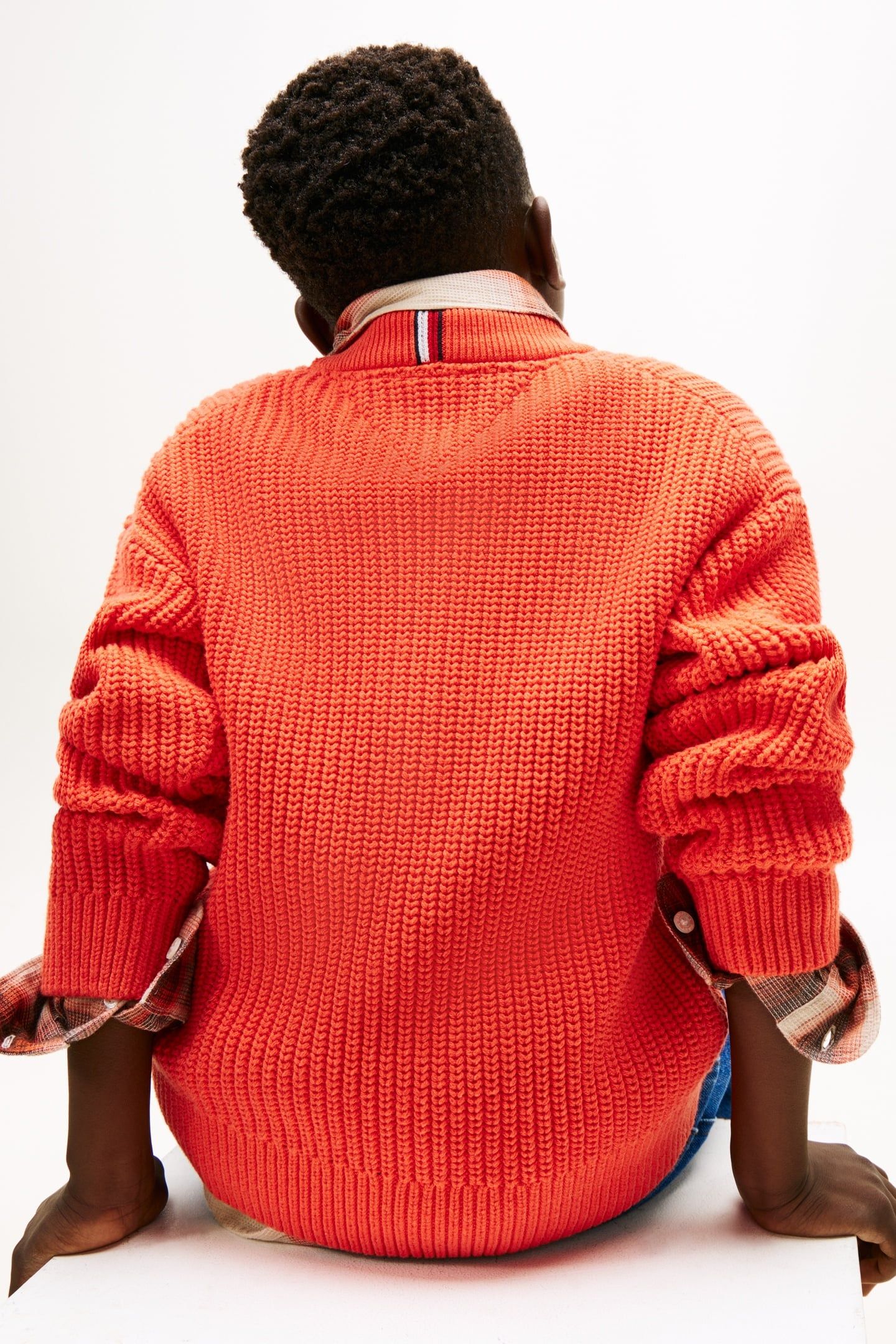 BOYS HALF CARDIGAN C-NECK HORIZON 5