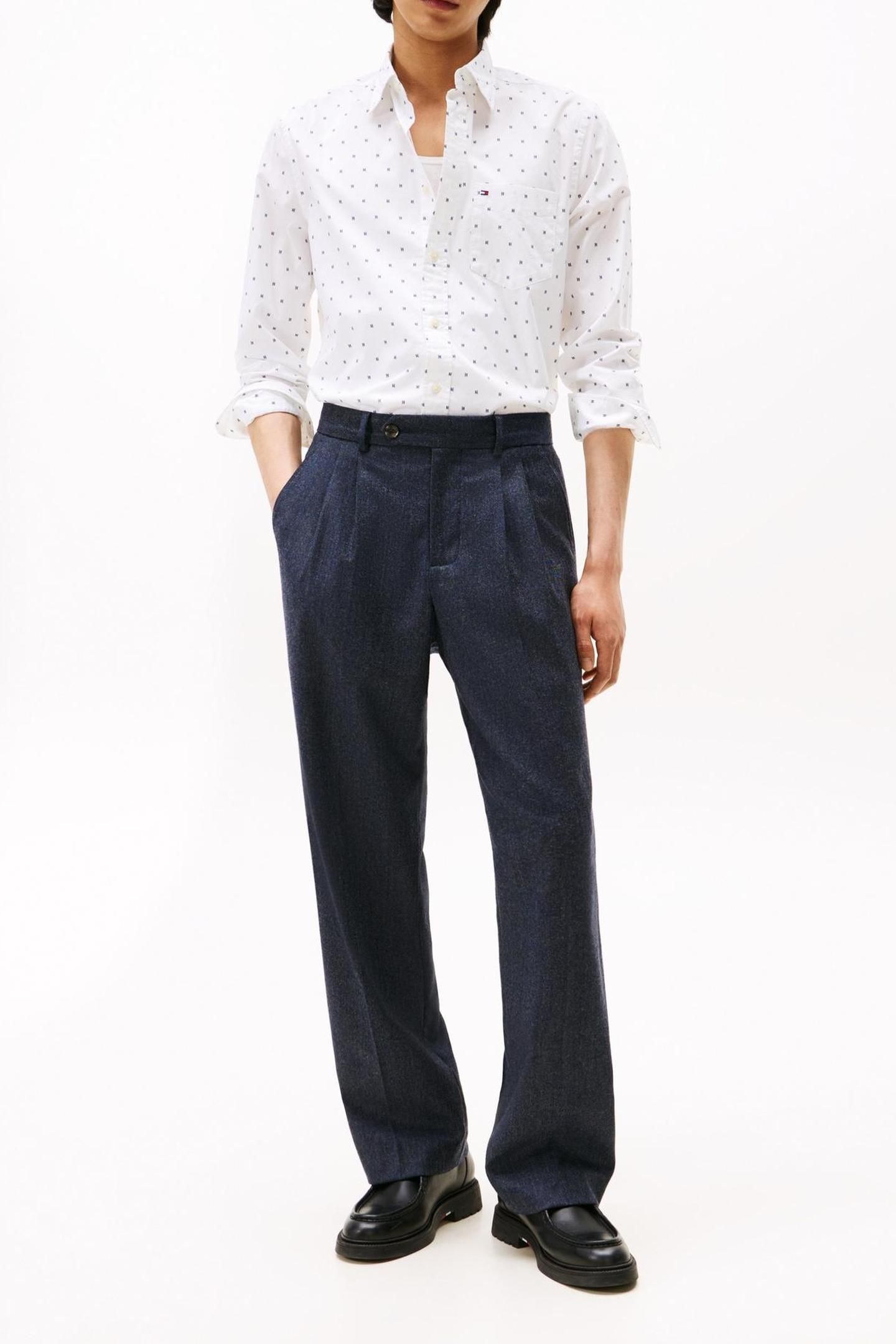 FLEX POPLIN SMALL PR SHIRT WHITE/ALLOVER 2