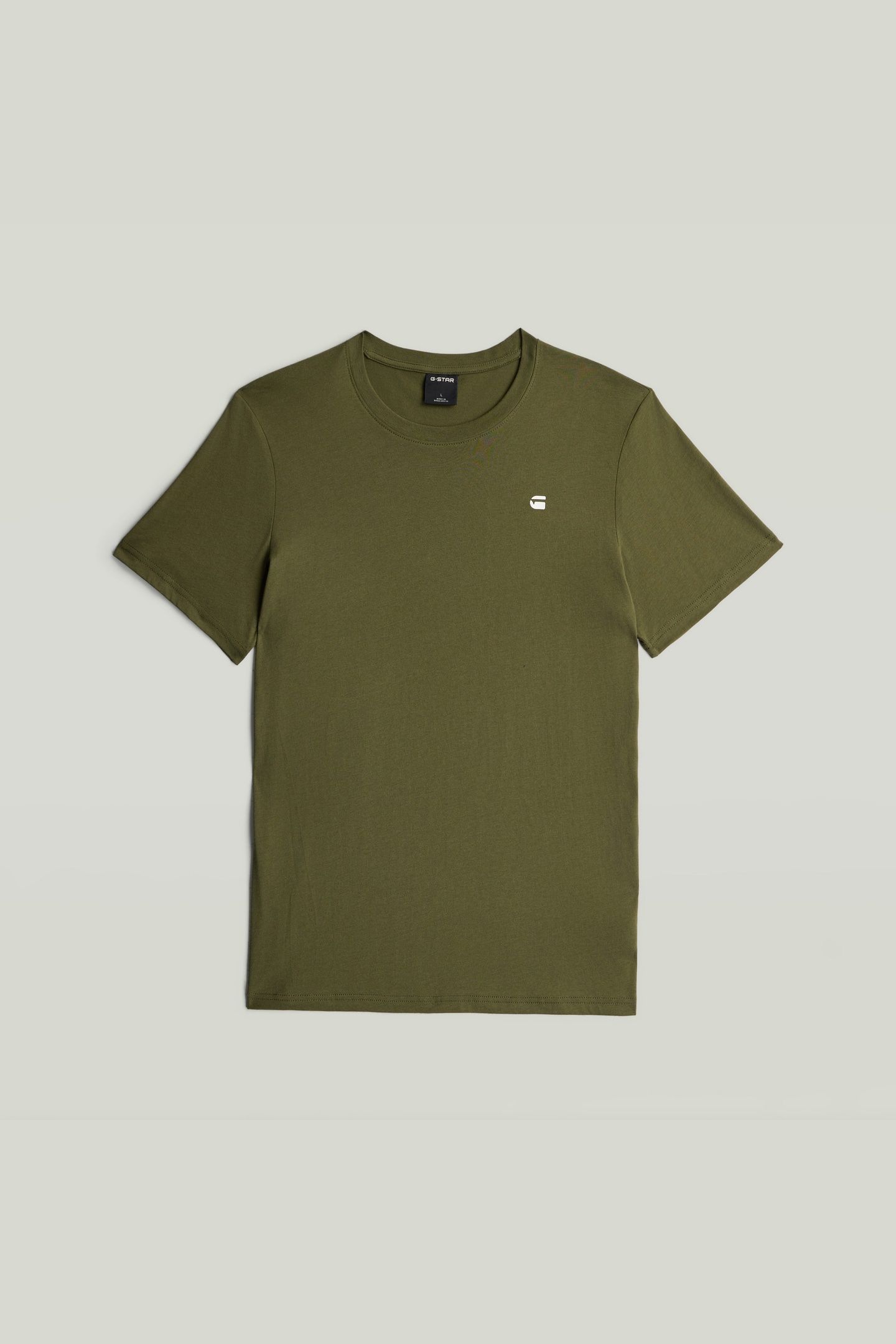 CHEST LOGO SLIM T-SHIRT S/S GREEN 3