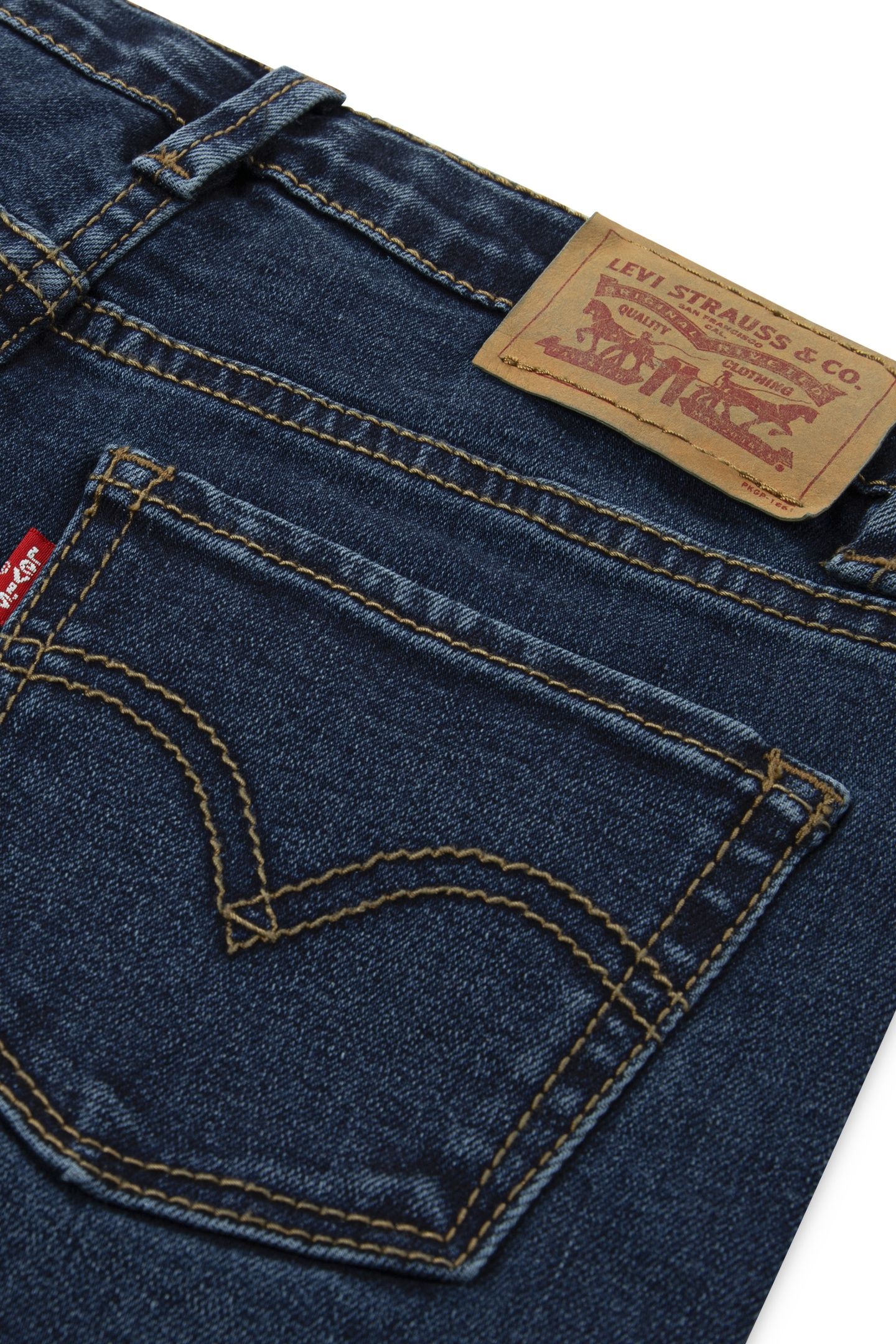 GIRLS 710 SUPER SKINNY ESSENTIAL BLUE 3