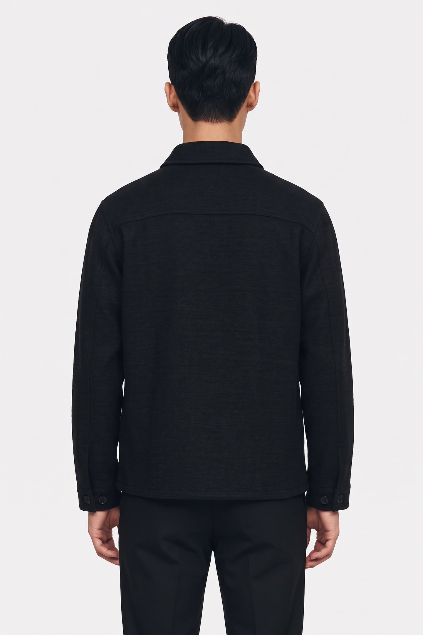 BODEY COTTON WOOL OVERSHIRT BLUE 2