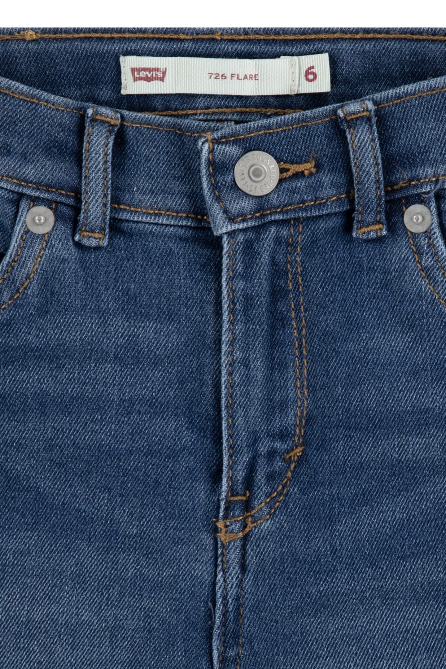 GIRLS 726 HIGH RISE FLARE JEAN DOUBLE TALK 4
