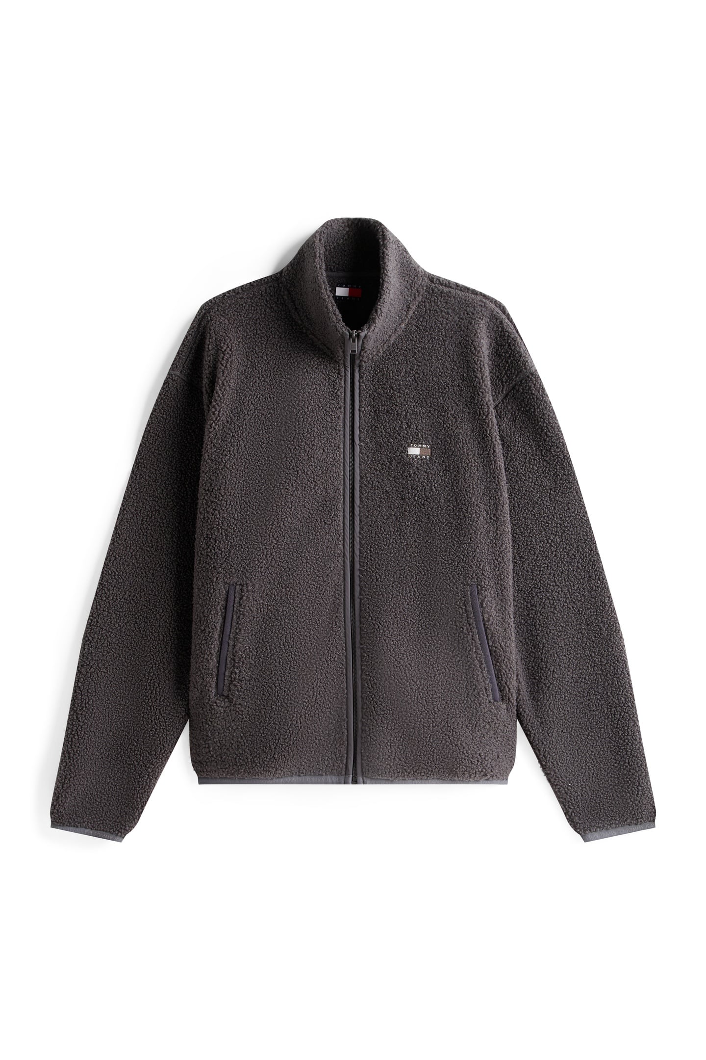 TJM RELAXED BADGE FULL ZIP WASHED BLACK 4