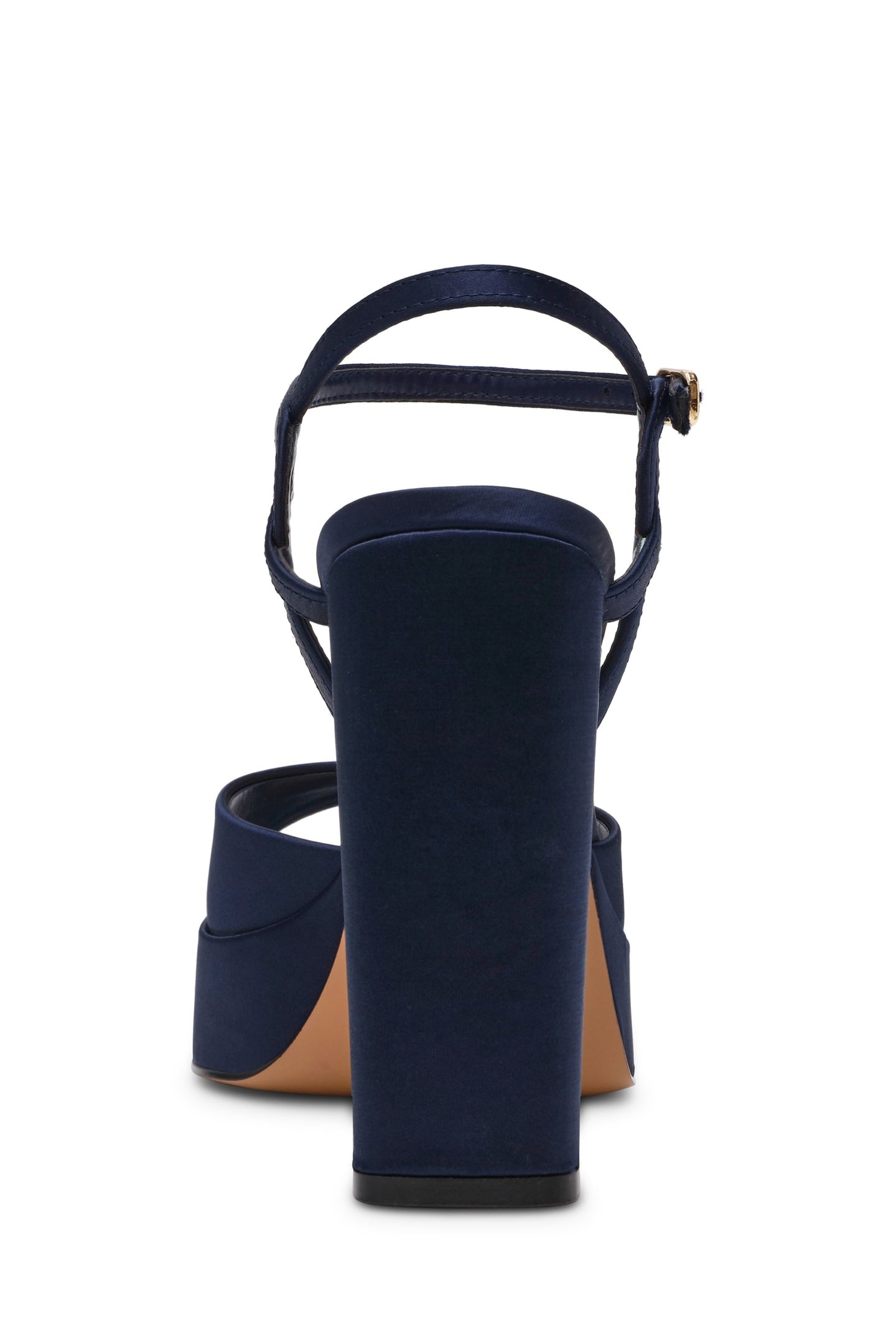 MILIANA SANDALS BLUE SATIN 5