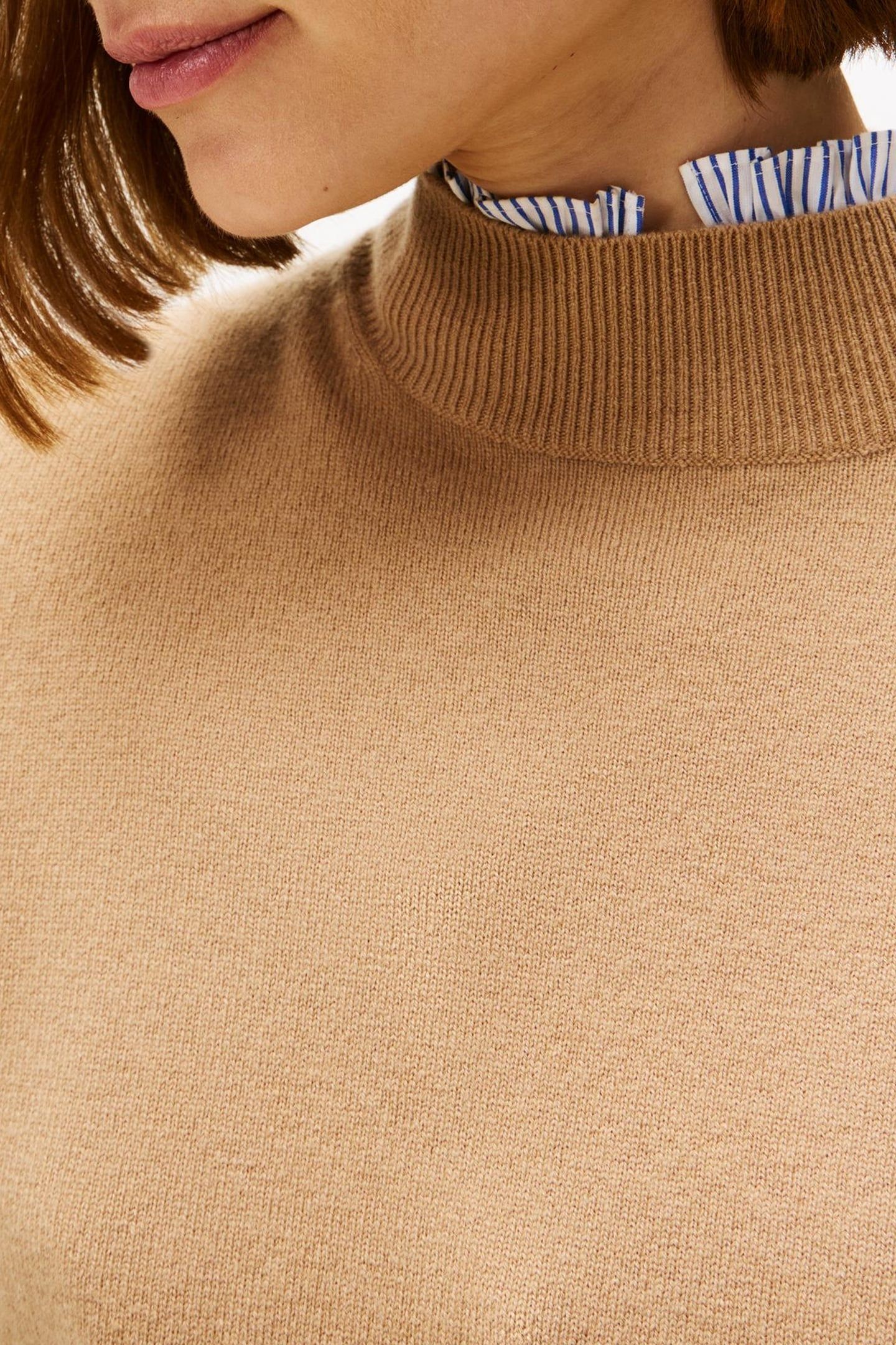WOOL CASH MOCK-NECK LS SAFARI CANVAS 5