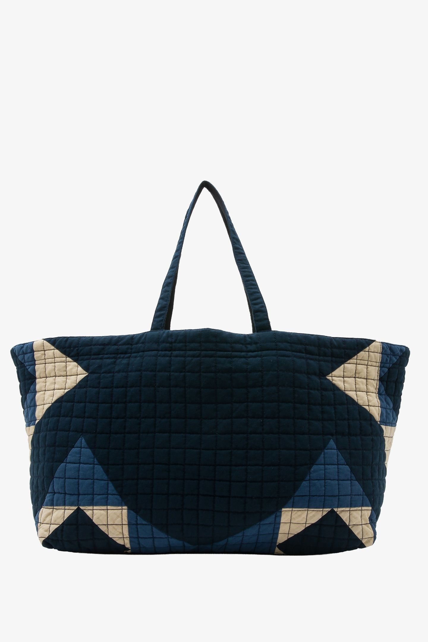 UNISEX THE SHOPPING BAG QUILTED INDIGO 2