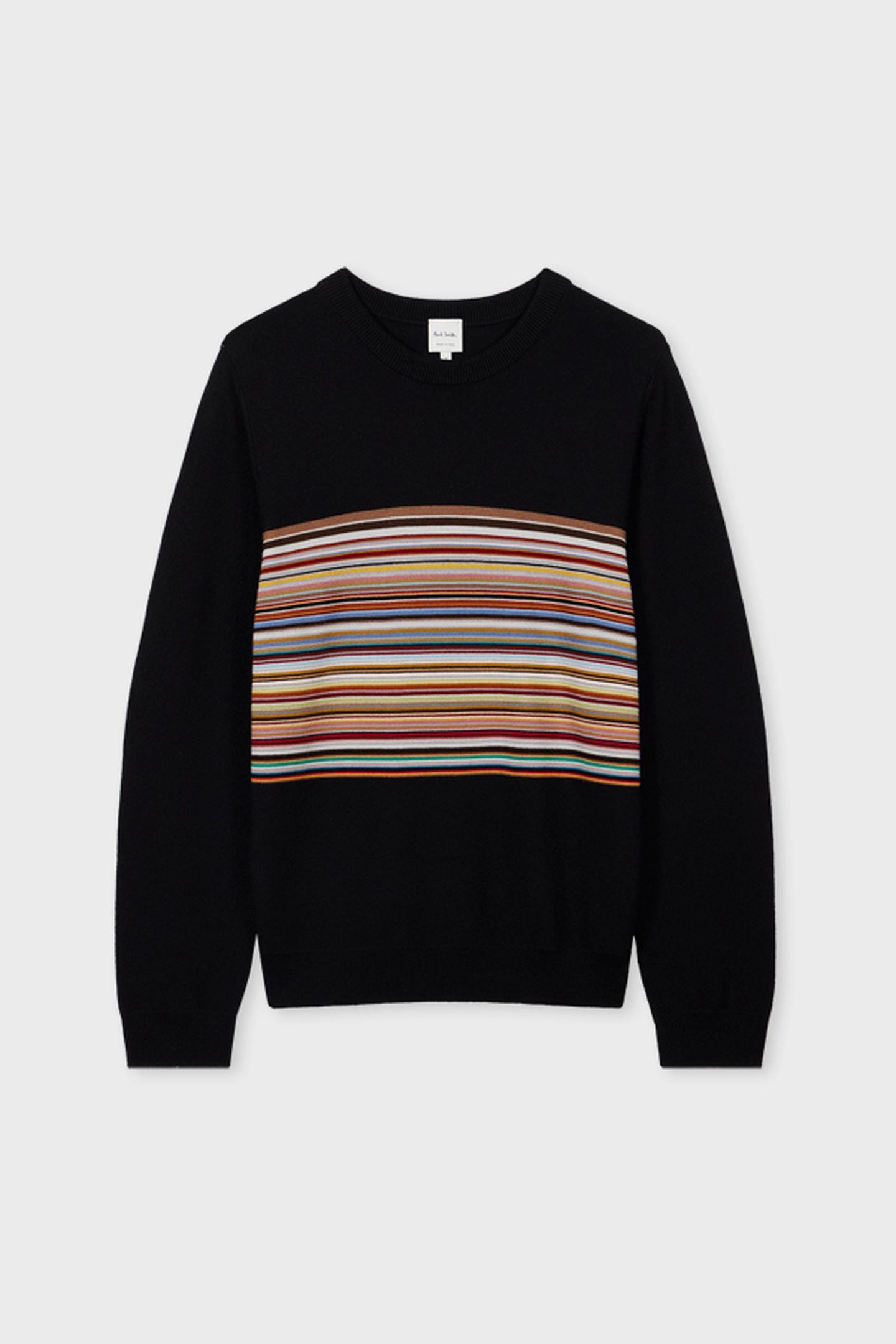 MENS SWEATER CREW NECK BLACK 5