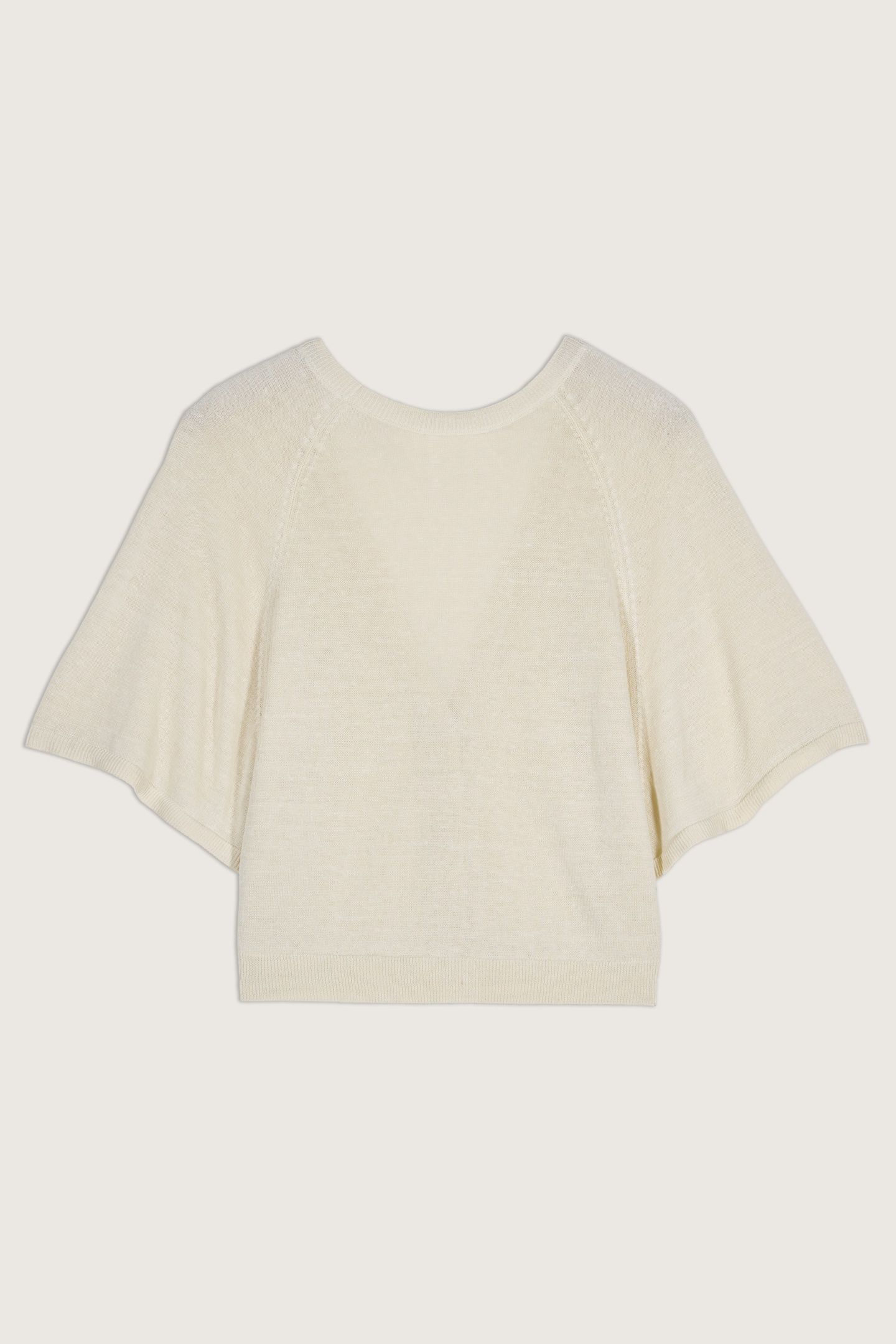 SHORT CARDIGAN ECRU 8