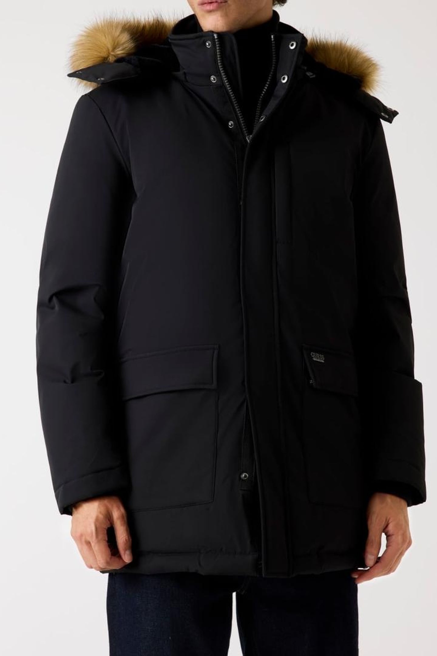 REAL DOWN PARKA JET BLACK A996 1