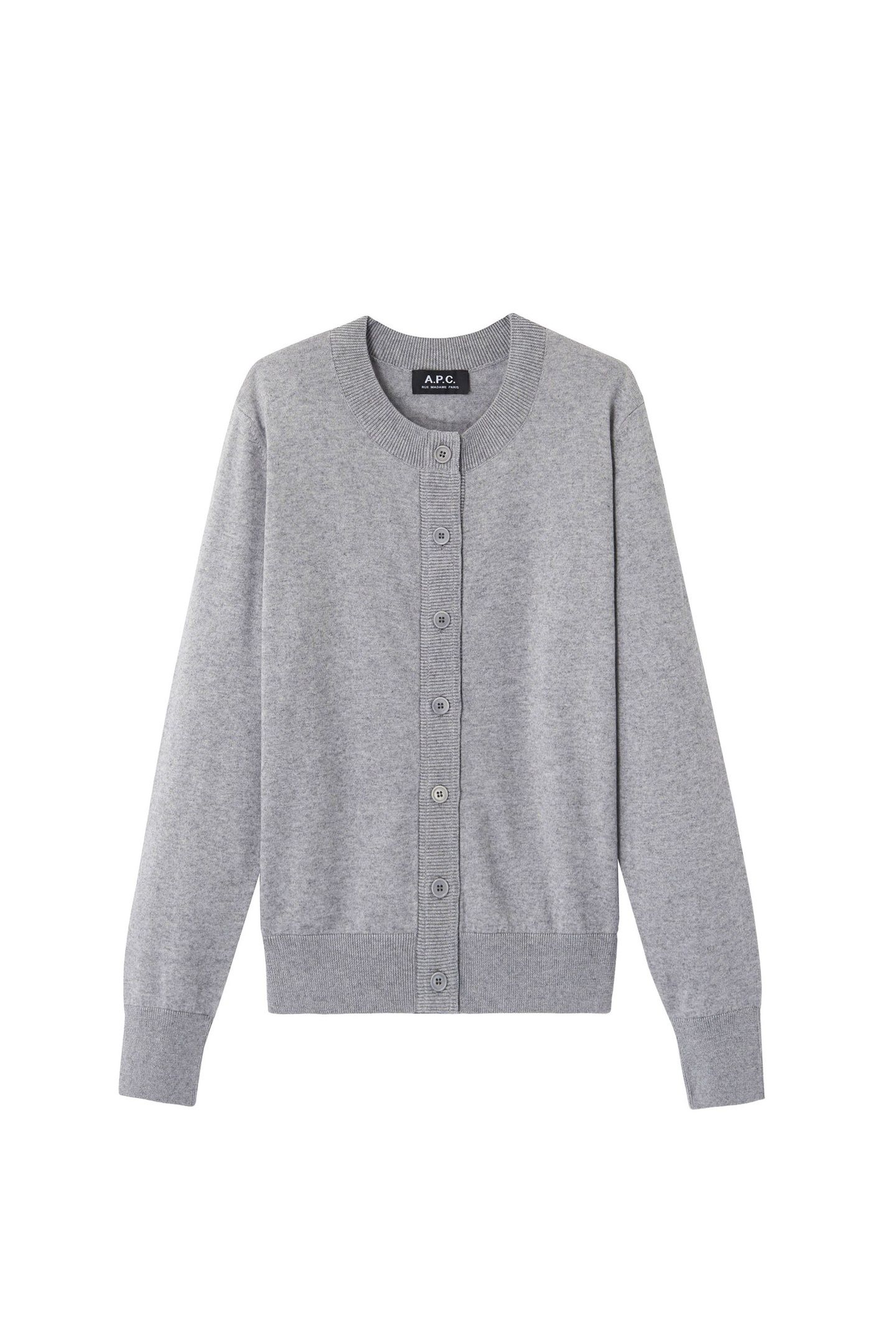 CARDIGAN NINH HEATHERED GREY 2