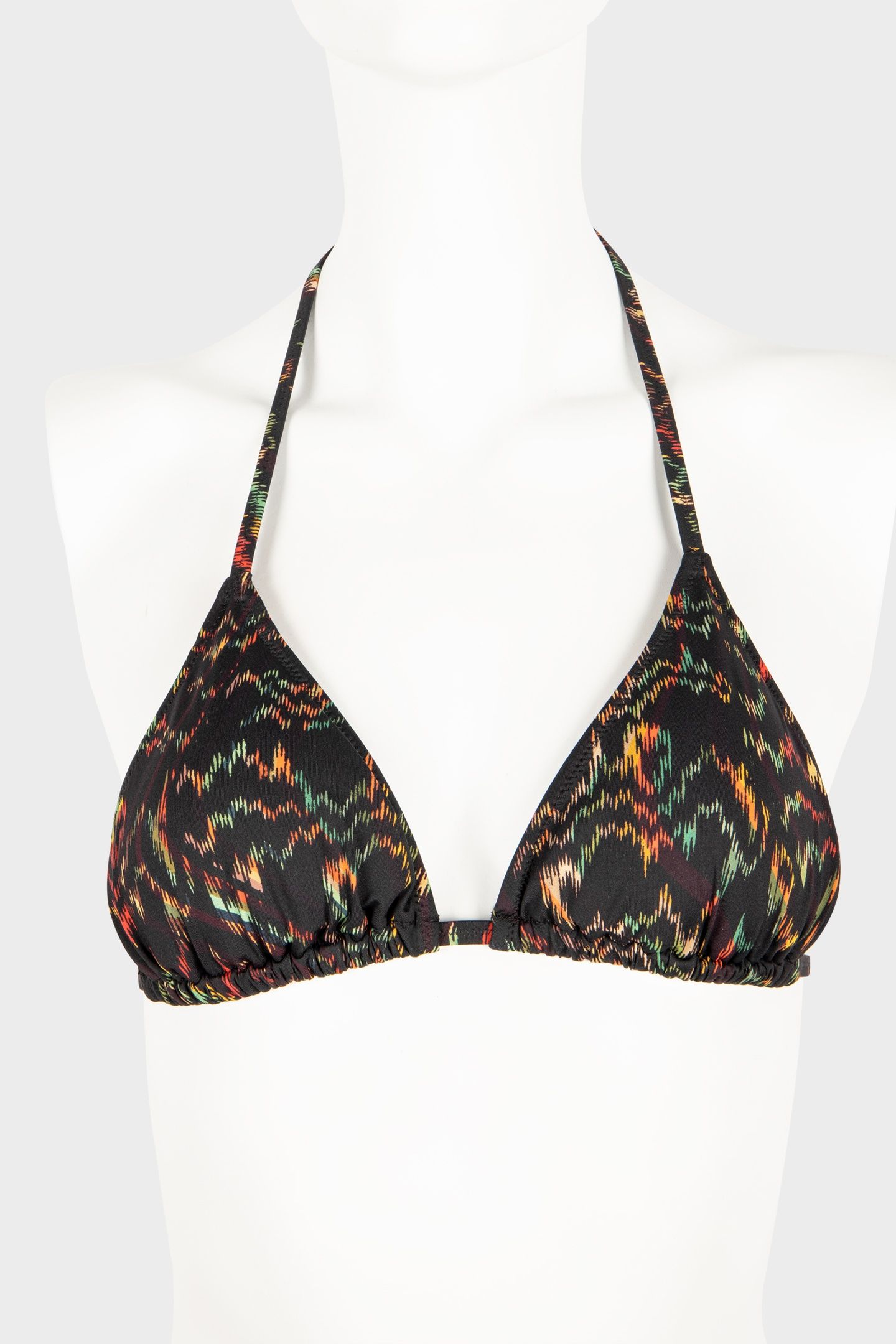 WOMEN BIKINI TOP TRIANGLE BLACK 4