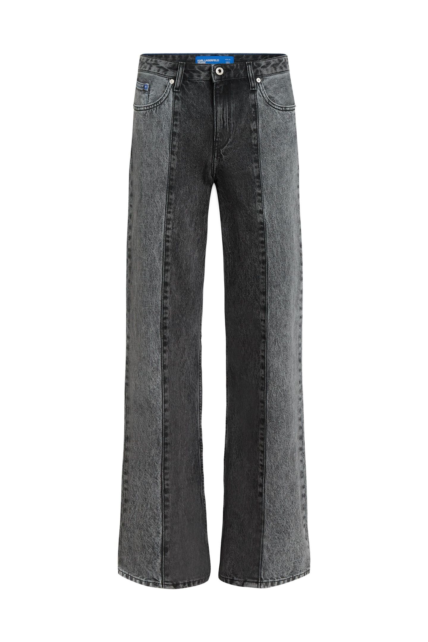 KLJ MR RELAXED BLOCKED DENIM WASHED BLACK BLOCKED 4