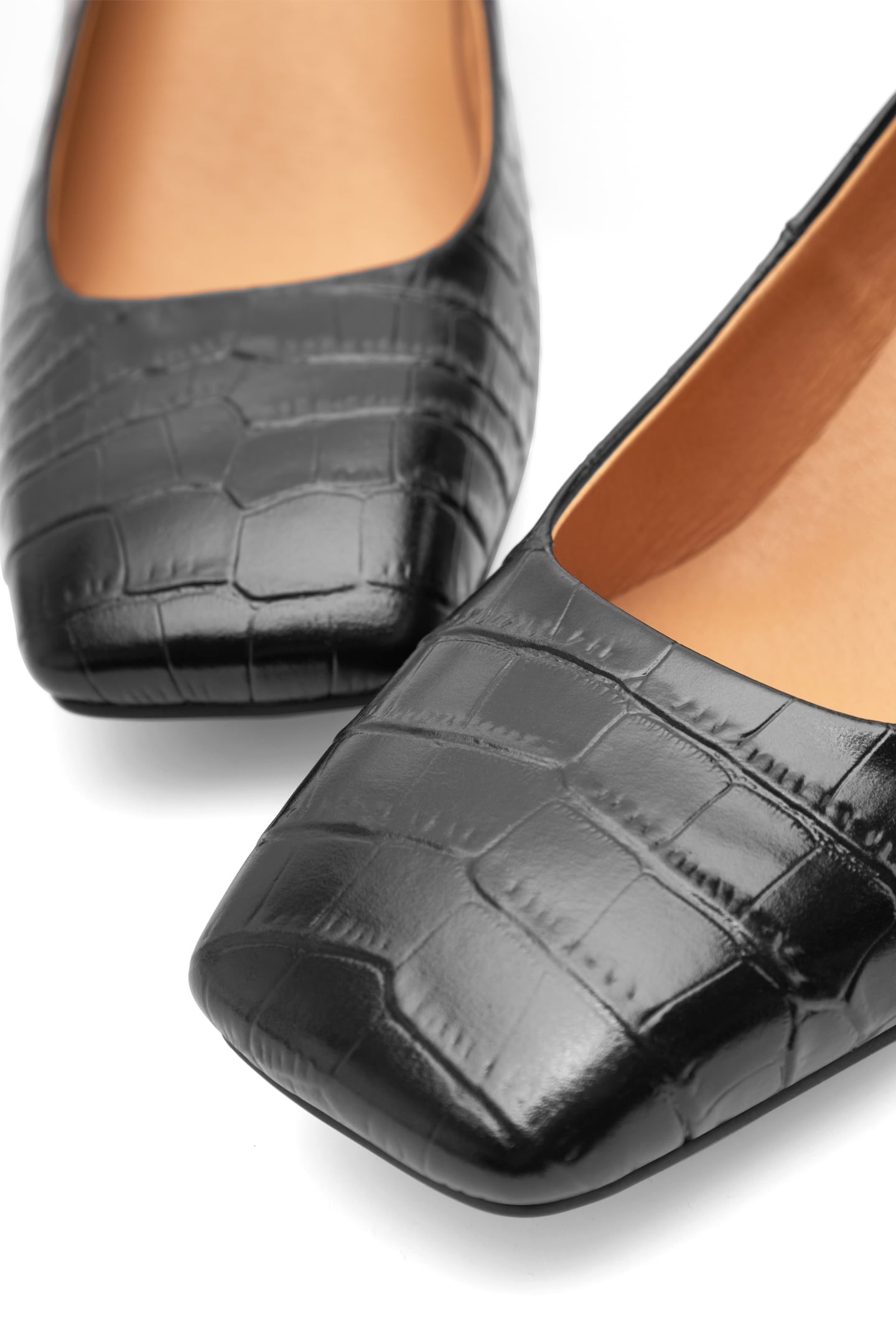 MARIE LOW CROCO BLACK 5