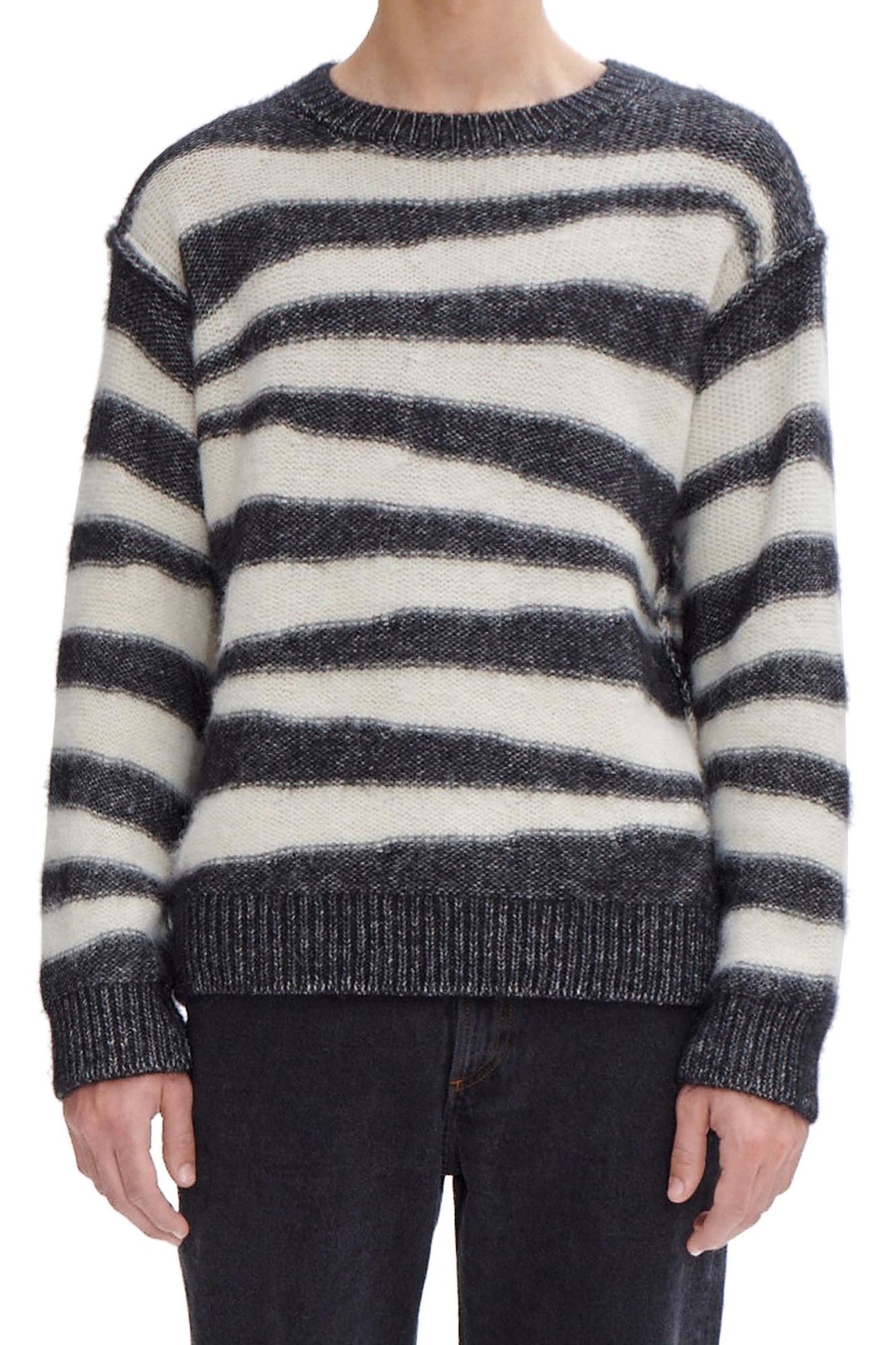UNISEX SWEATER SEBASTIEN HEATHERED CHARCOAL 1