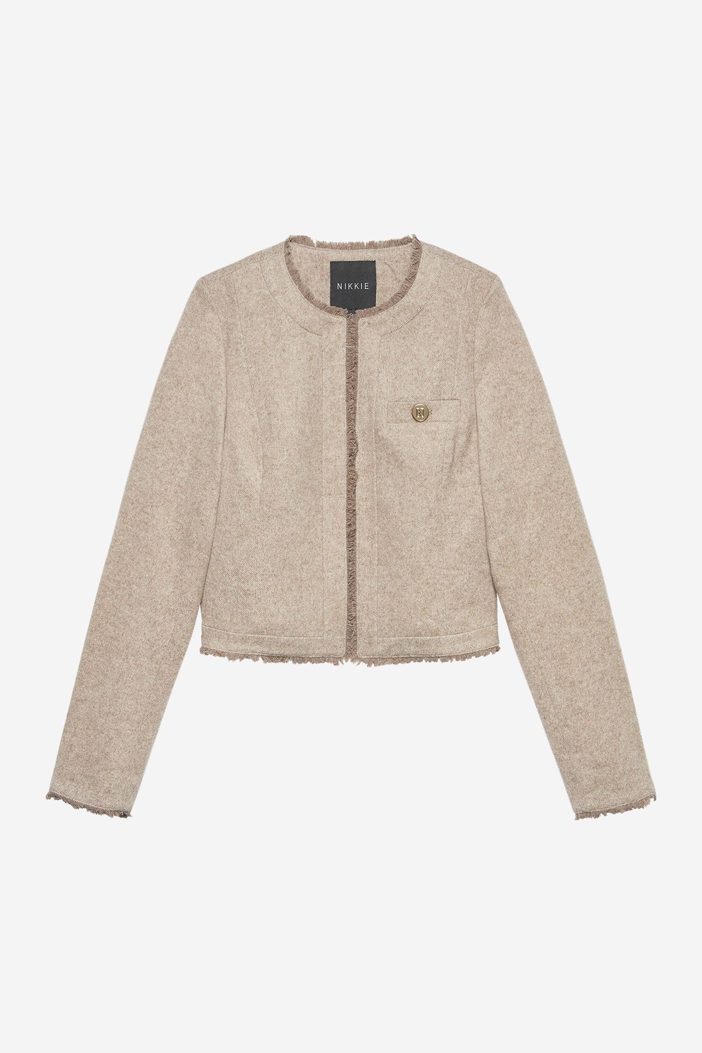 PHILEAU BLAZER DARK HUMMUS 1