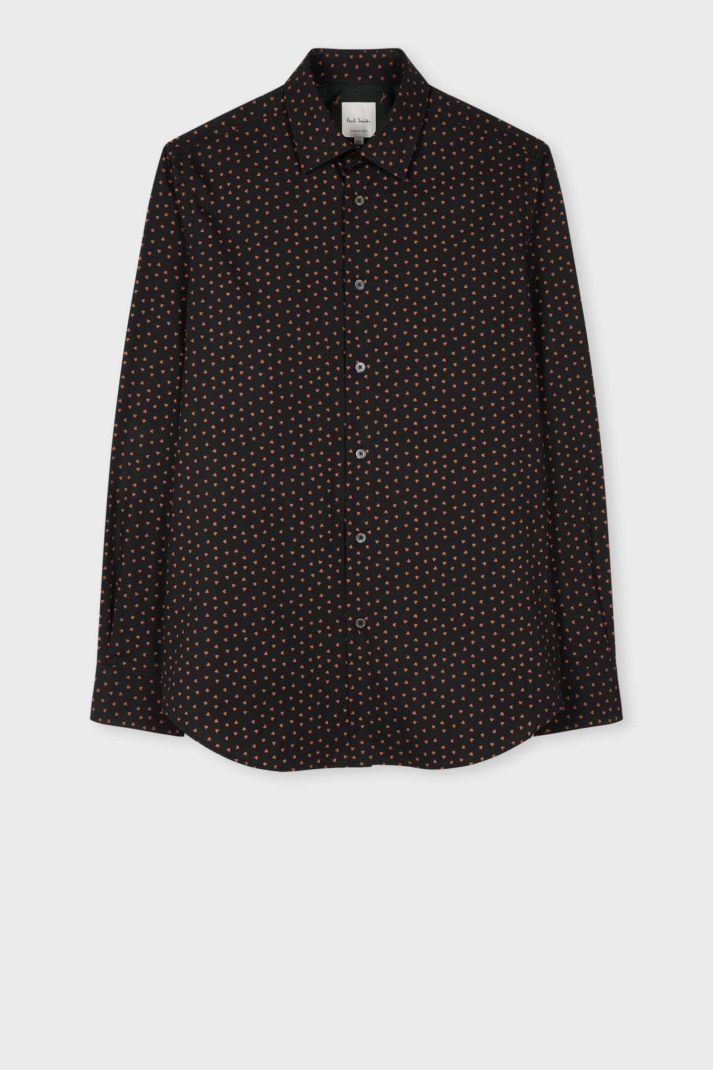 MENS S/C TAILORED FIT SHIRT BLACK 4