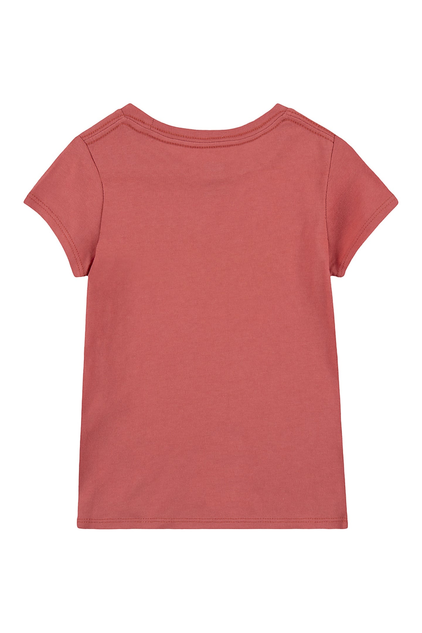GIRLS BASIC TEE SHIRT W/ POSTER MINERAL RED 2
