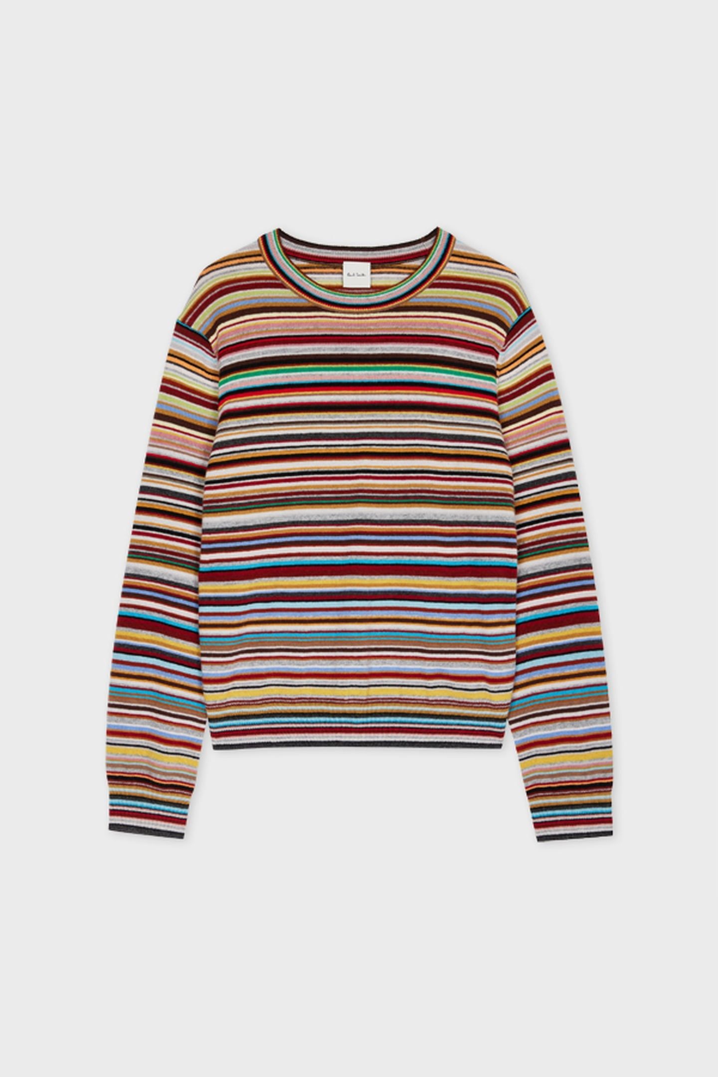 WOMENS KNITTED SWEATER CREW NECK MULTI COLOURED 5