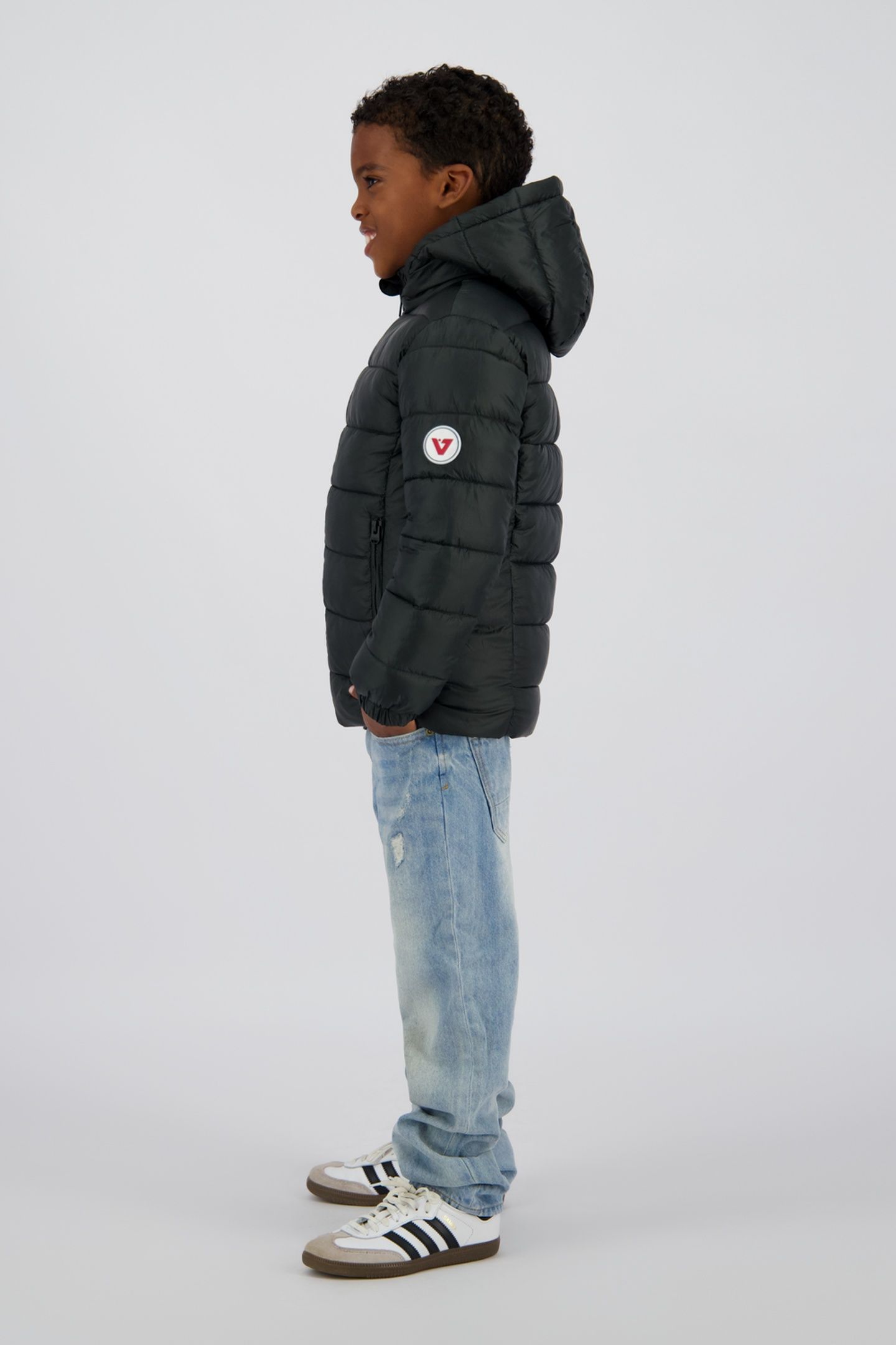 BOYS TIFFON JACKET OUTDOOR ARMY GREEN 3