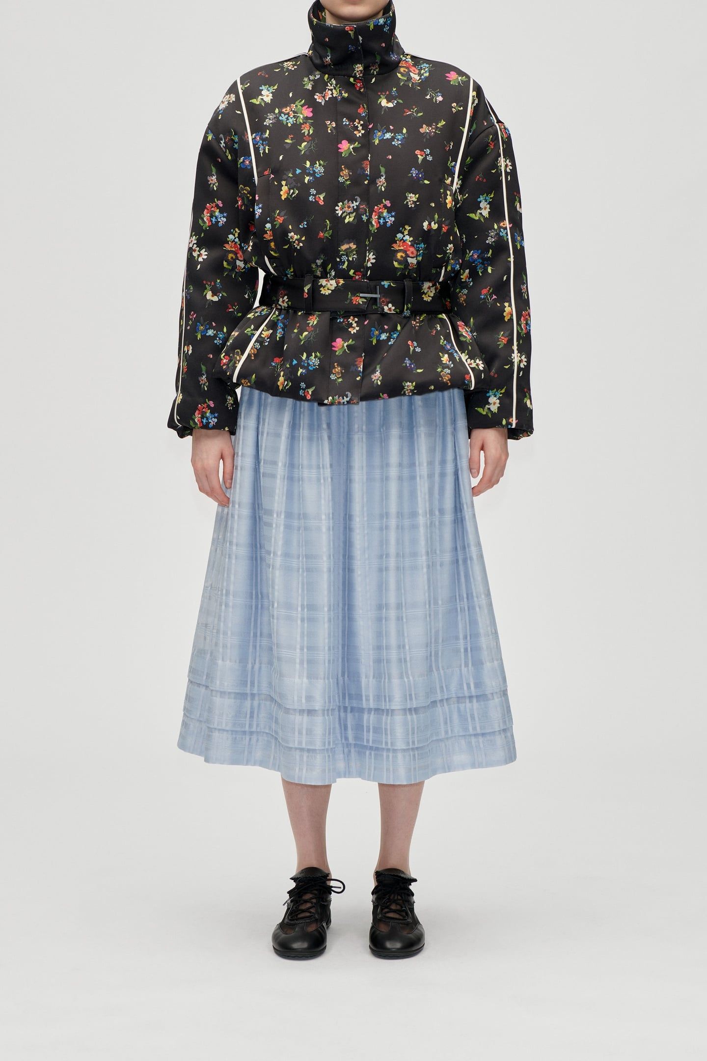 CINCHED AVIATOR BOMBER JACKET MAGNOLIA GARDEN 1