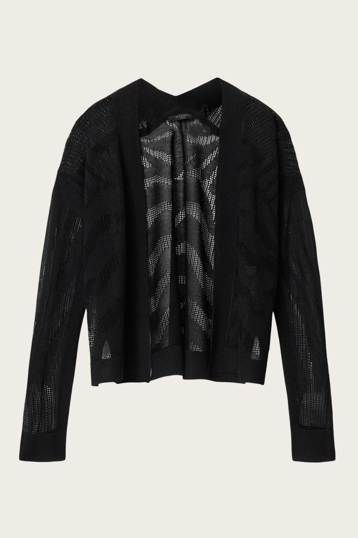MISHA CROP CARDIGAN BLACK 4