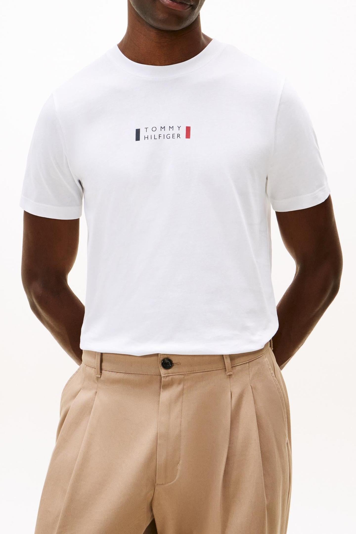 BRAND LOVE SMALL CEN TEE WHITE 1