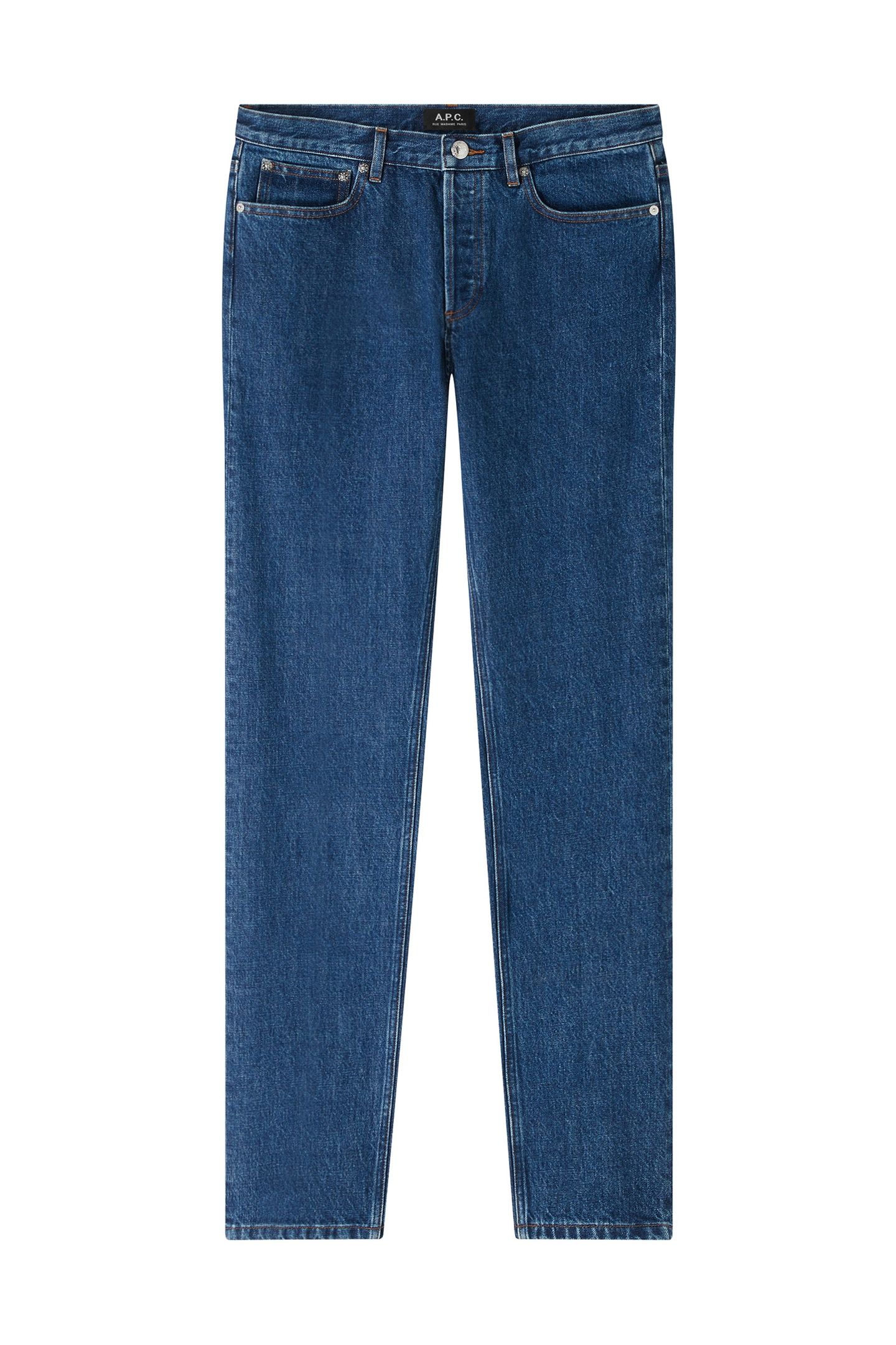 UNISEX SMALL NEW STANDARD WASHED INDIGO 5