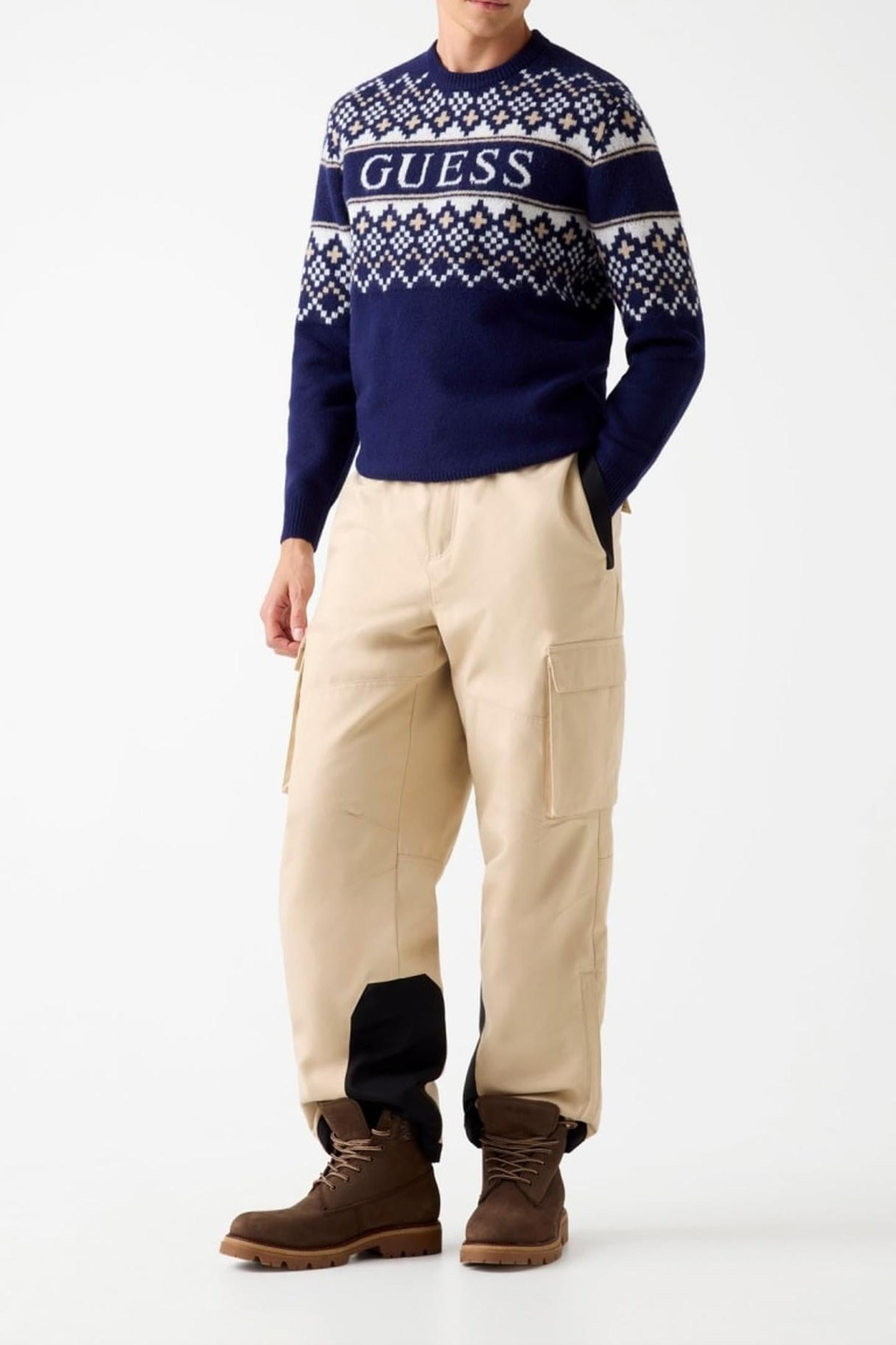 SKI CN JACQUARD SWTR SMART BLUE 3
