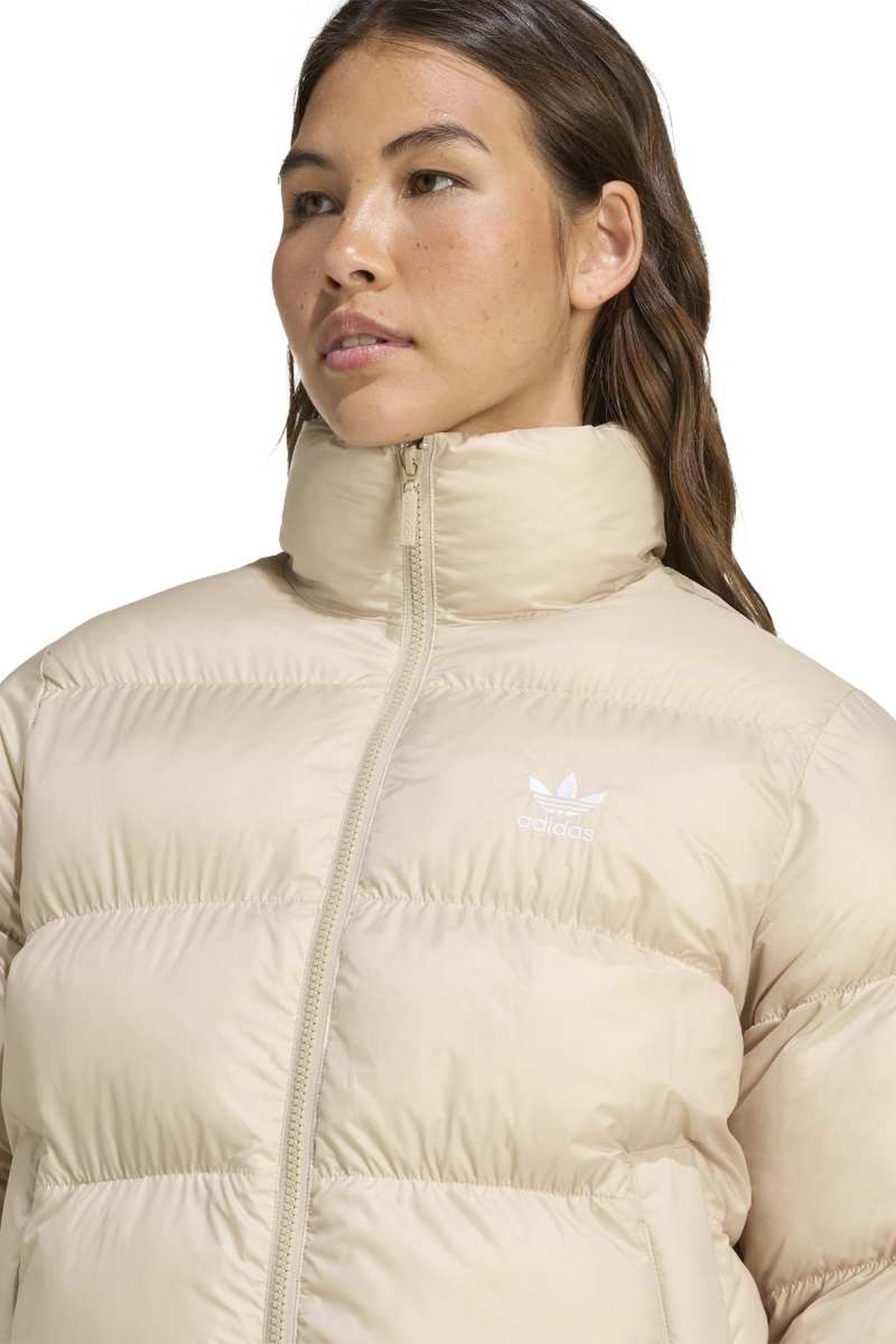 SHORT PUFFER STONE KHAKI 5