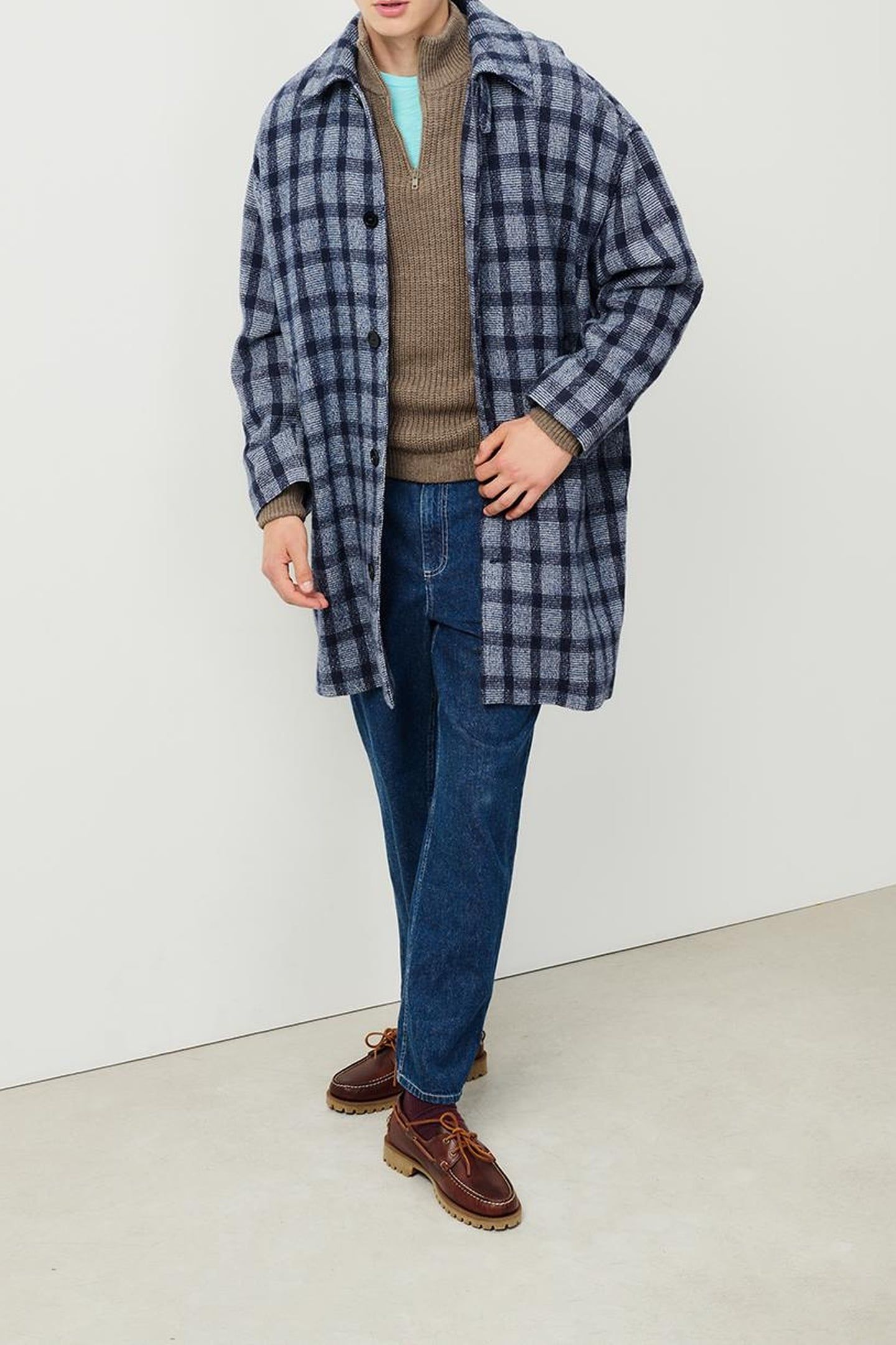 TURSBURG COAT TARTAN MARITIME 1