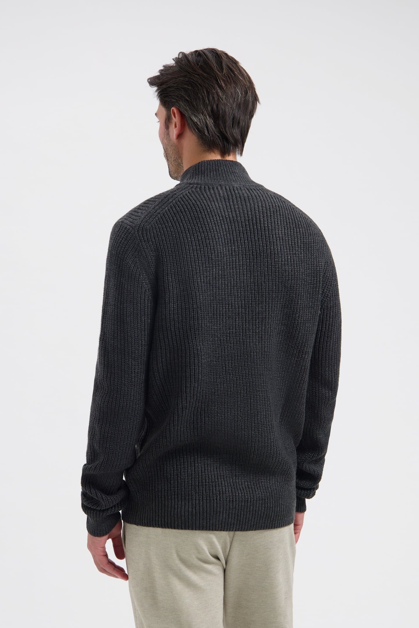 DS_SKIPPER RIBKNIT ANTHRA MELANGE ANTHRA MELANGE 2