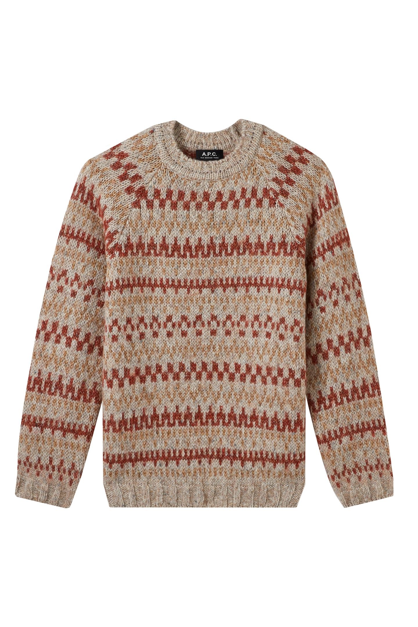 UNISEX SWEATER LEONHARD HEATHERED PUTTY 2