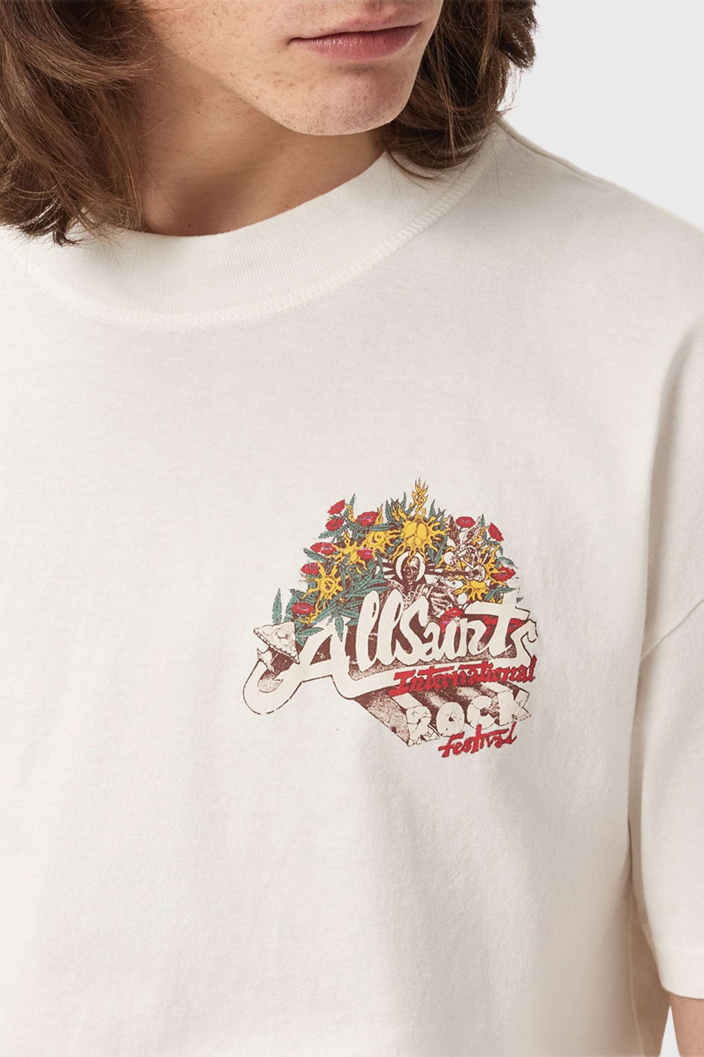 ROQUE SS CREW CHALK WHITE 9
