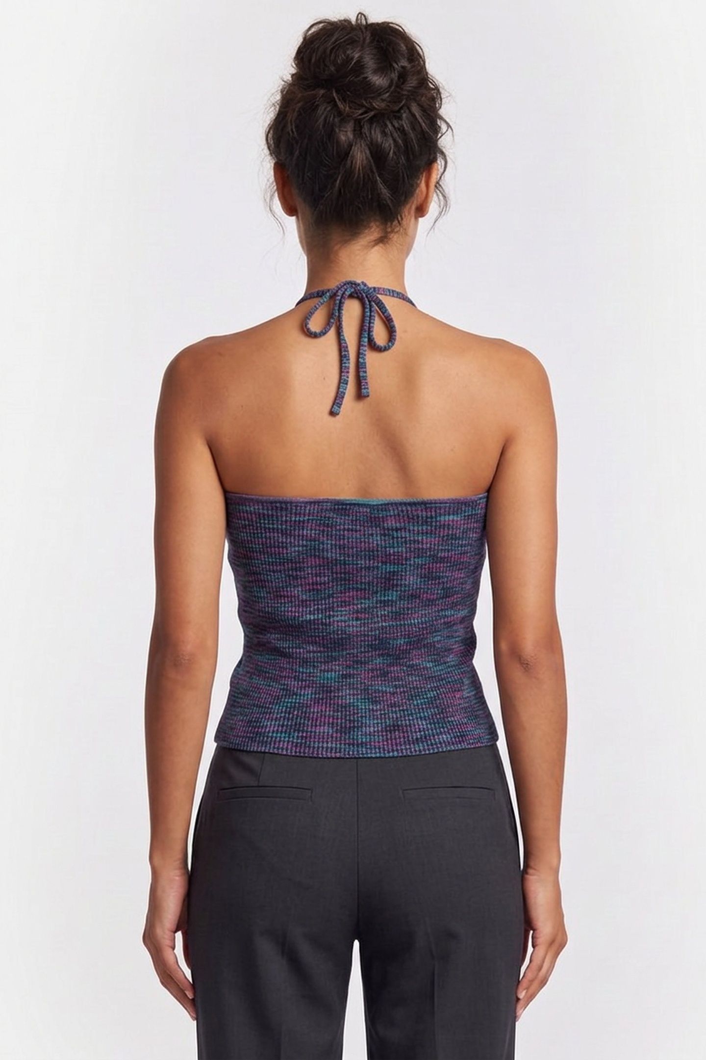 SLEEVELESS KNIT BLUE 2