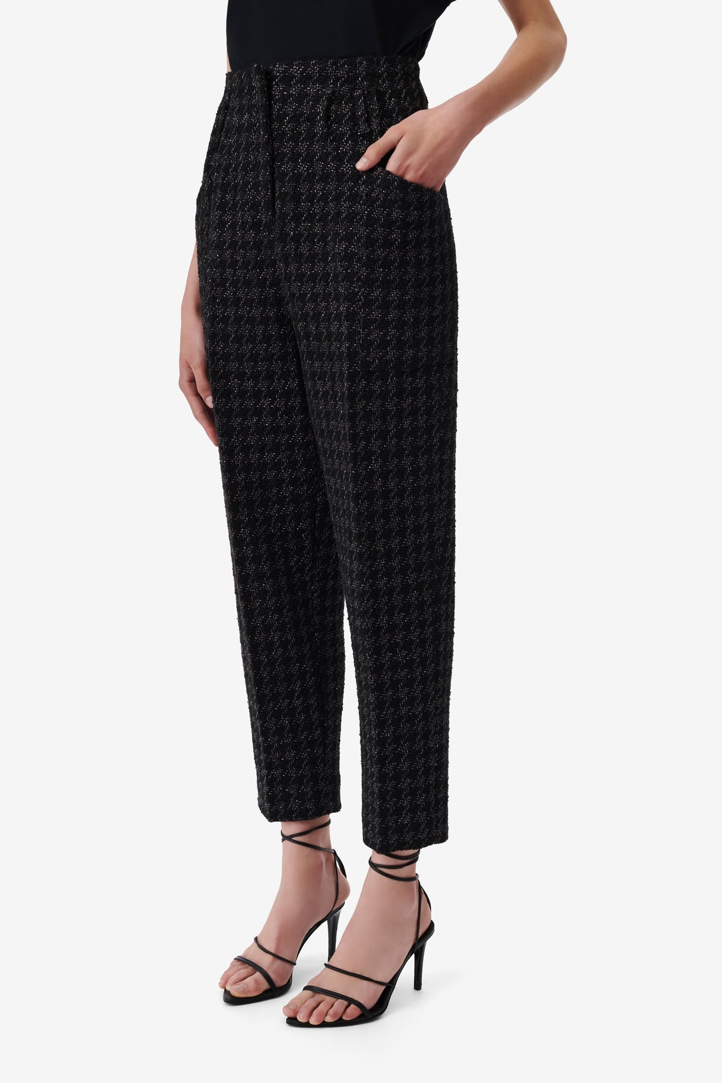 SIMEA PANT BLACK LUREX 3