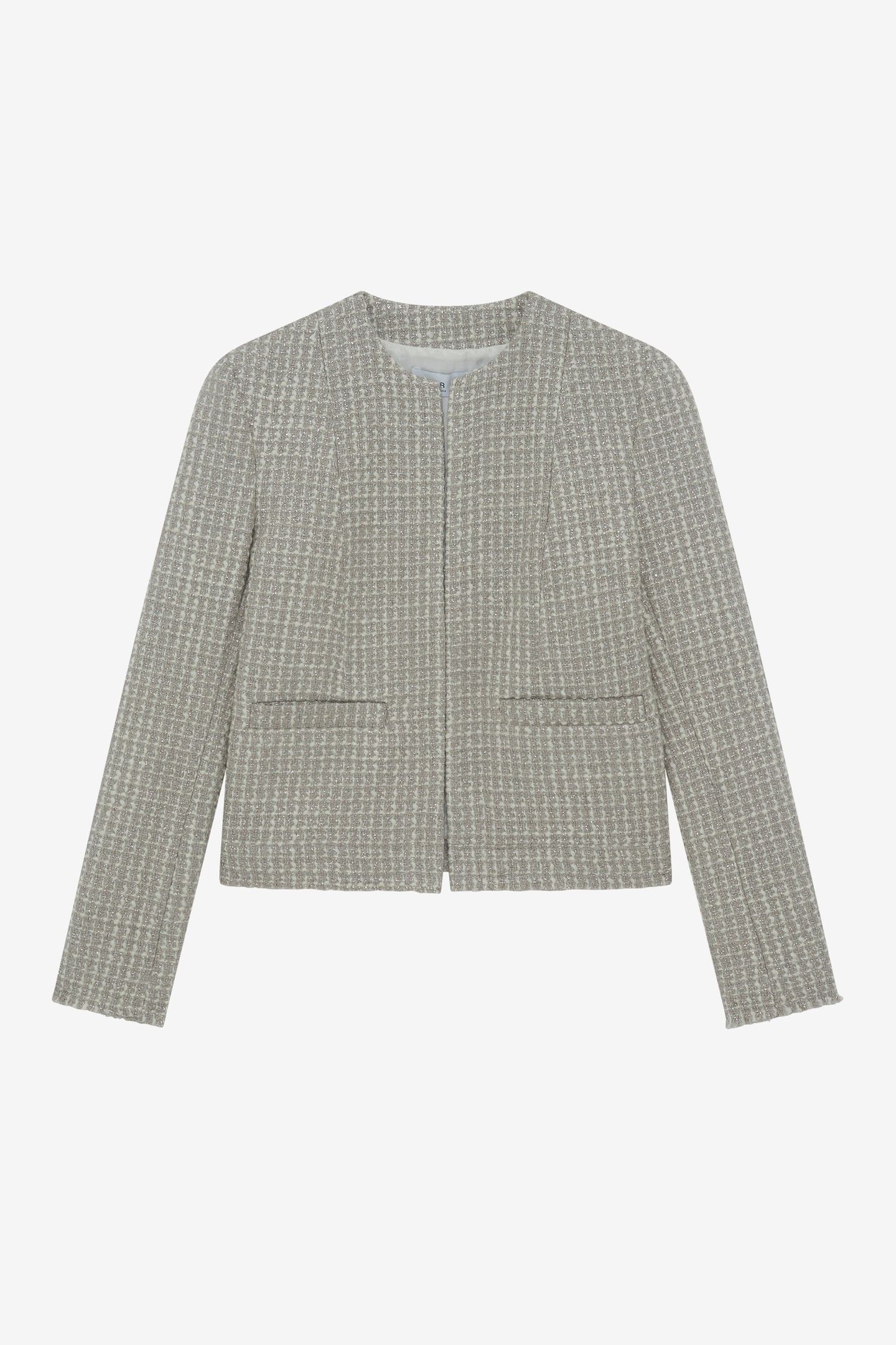 JOULIA JACKET SILVER/WHITE 4
