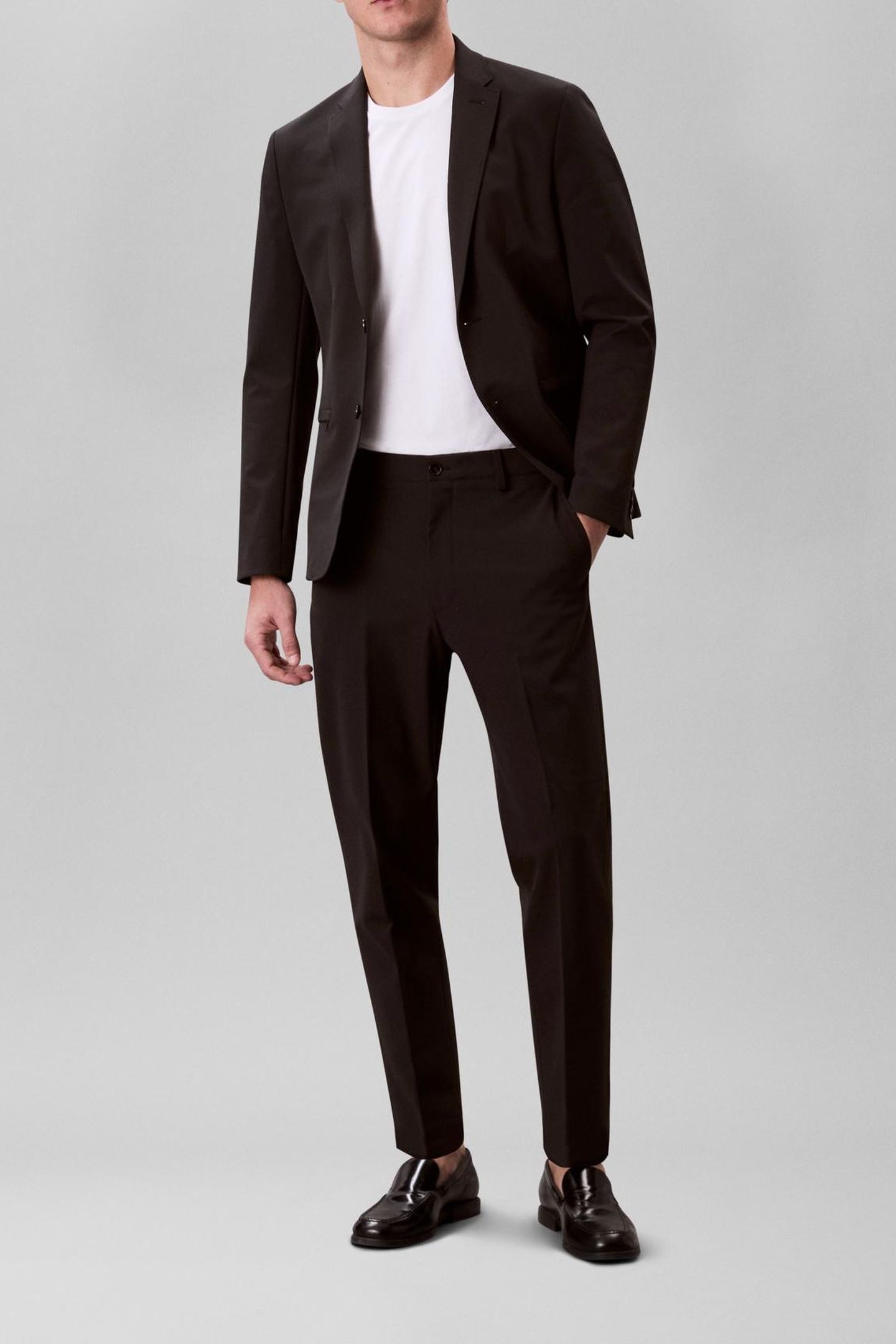 TECH HALF ELASTIC TROUSERS BLACK 1