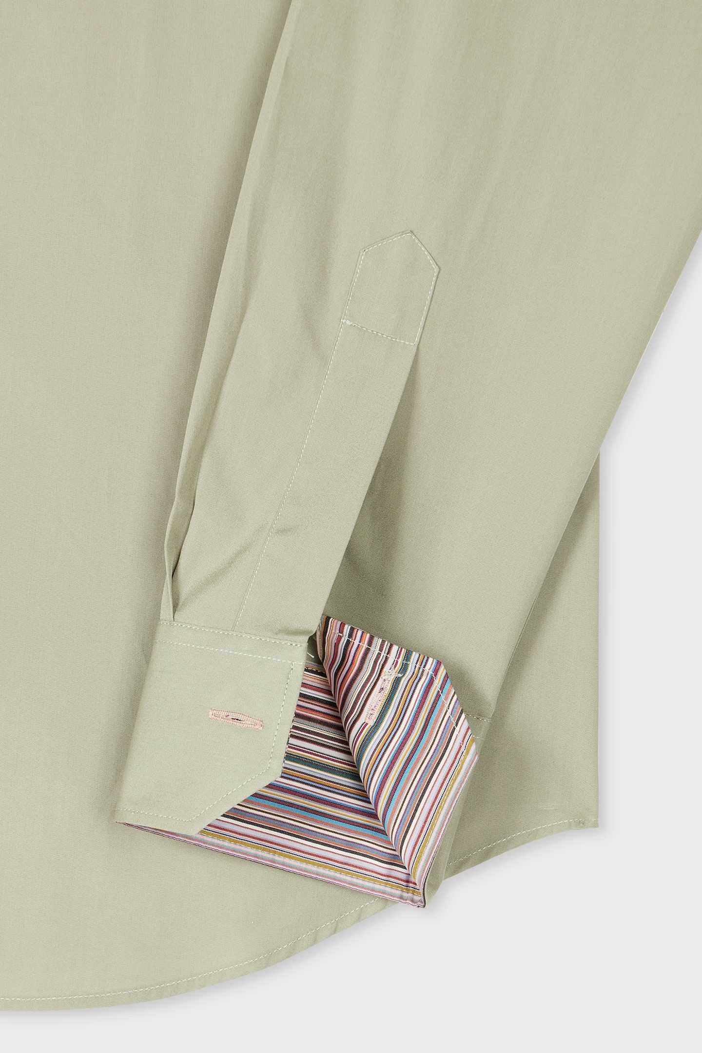 MENS S/C TAILORED FIT SHIRT LT GREYISH GREEN 5