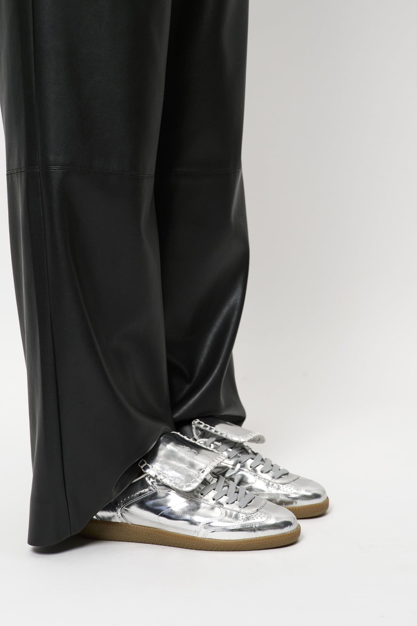JULES FAUX LEATHER PANTS RAVEN 4