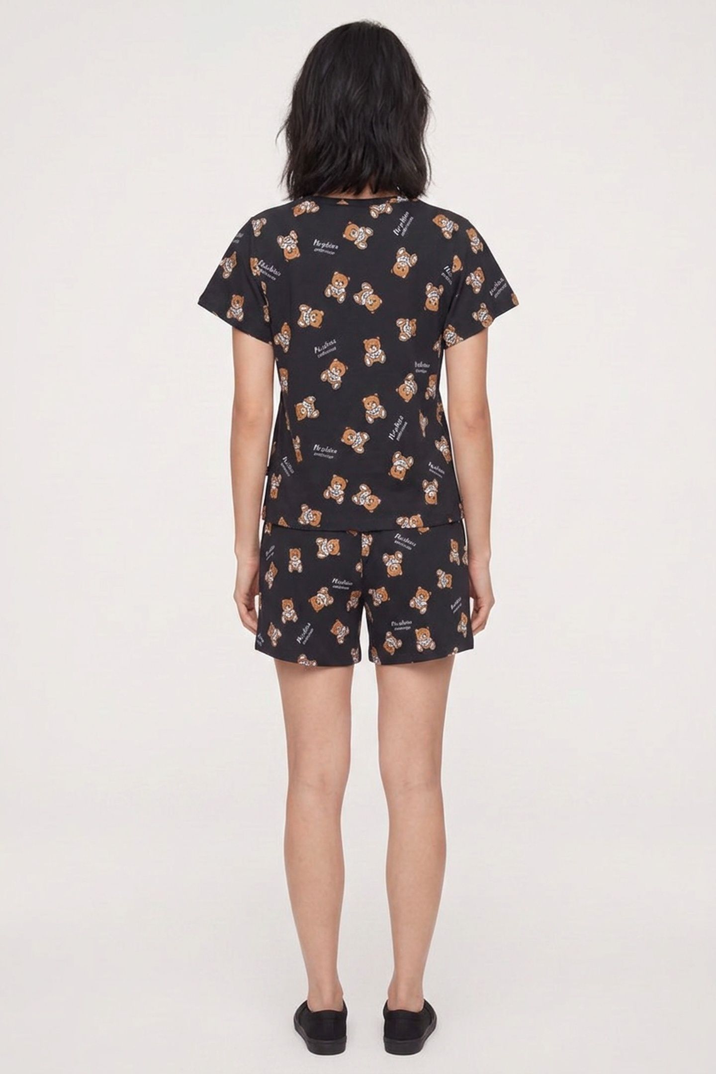 SHORT PIJAMAS BLACK 2