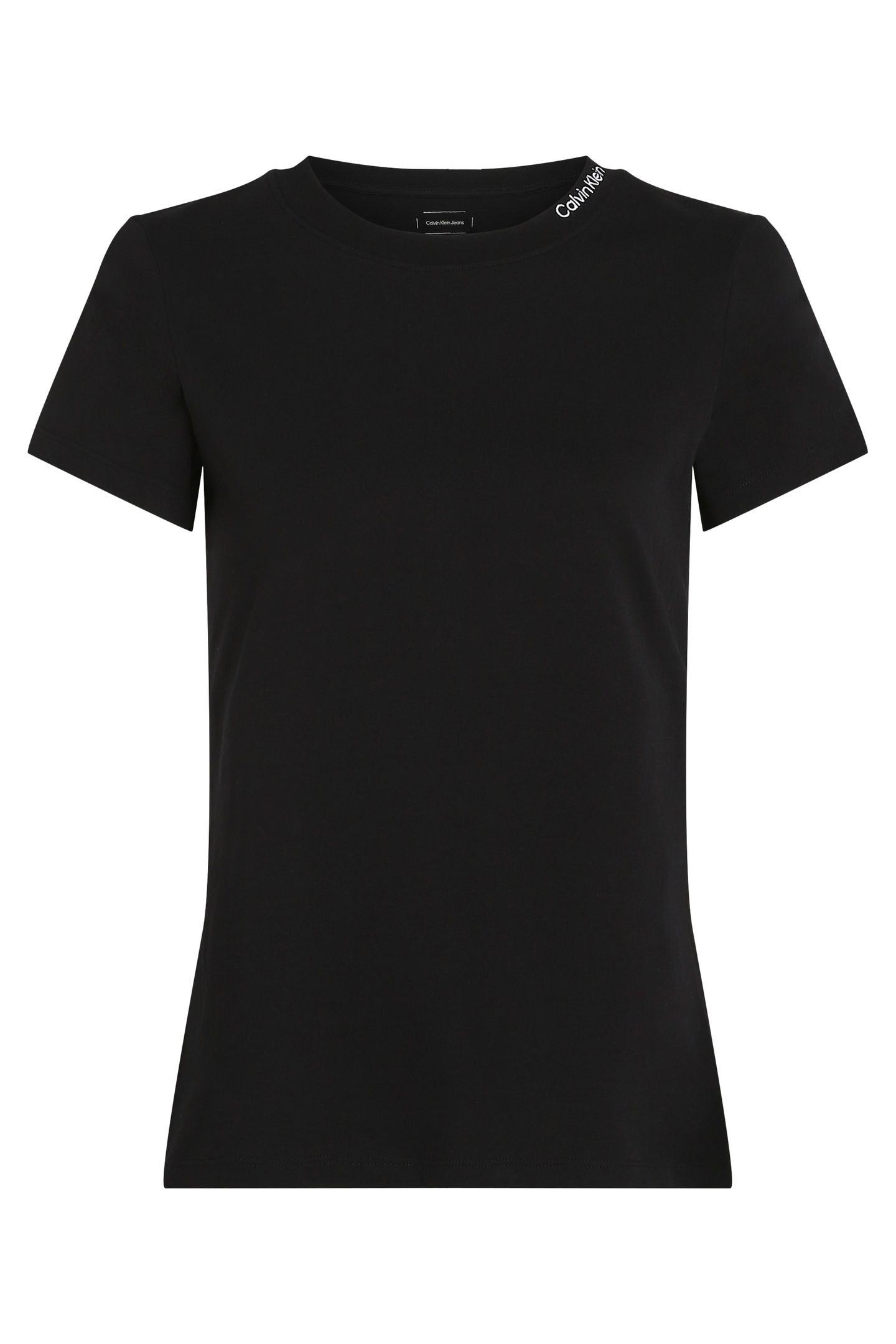 LOGO NECKLINE T-SHIRT BLACK 4