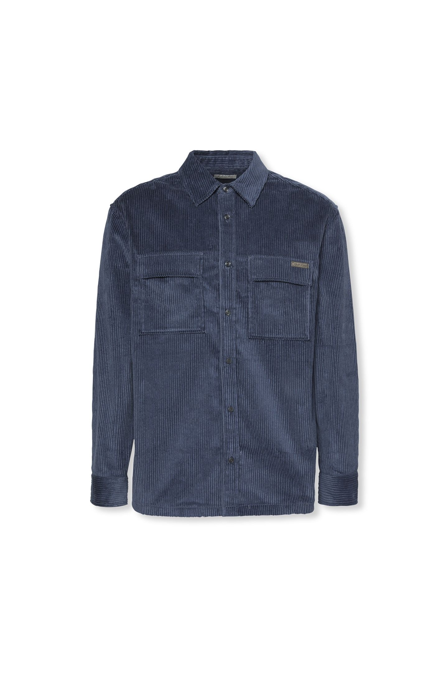 LS CORDUROY POCKET SHIRT HARLEM NIGHT BLUE 4