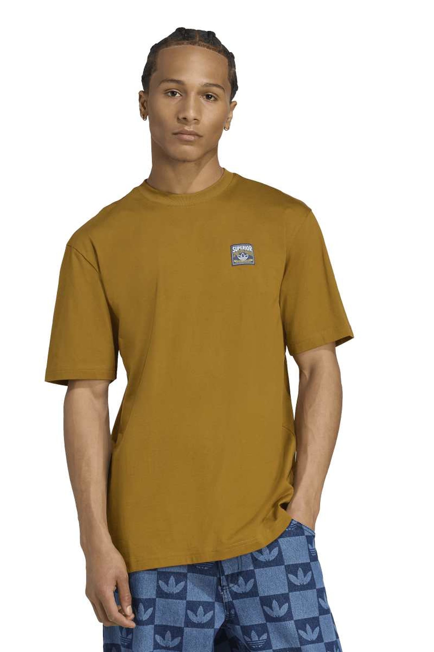 UNISEX GRAPHIC LOOSE SS TEE BRONZE STRATA 1