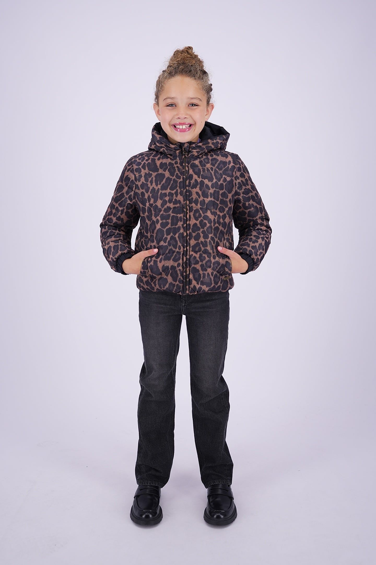 GIRLS TAMIA JACKET OUTDOOR DEEP BLACK 1