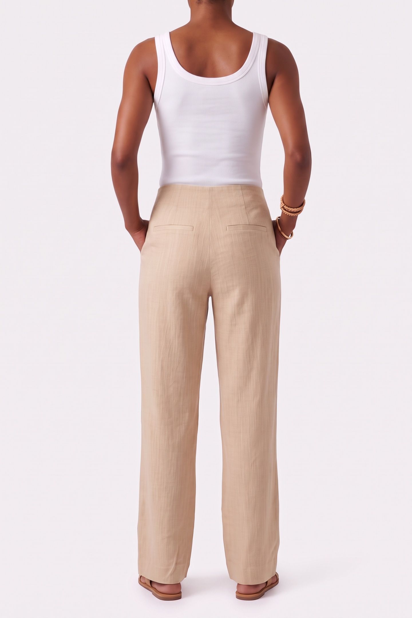 EANDRA TROUSERS YELLOW 2
