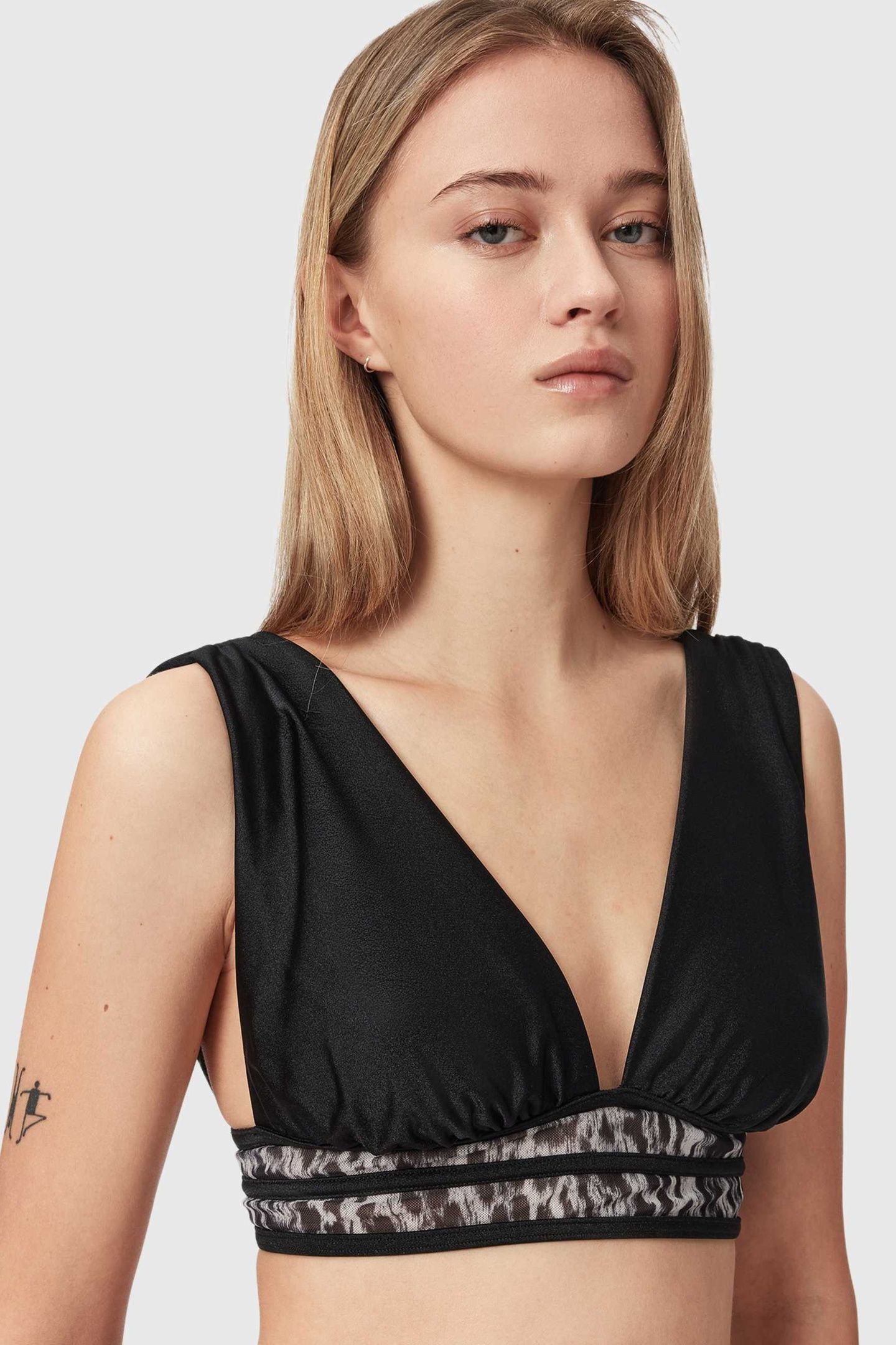 XALIA BIKINI TOP BLACK/GREY LEOPARD 6